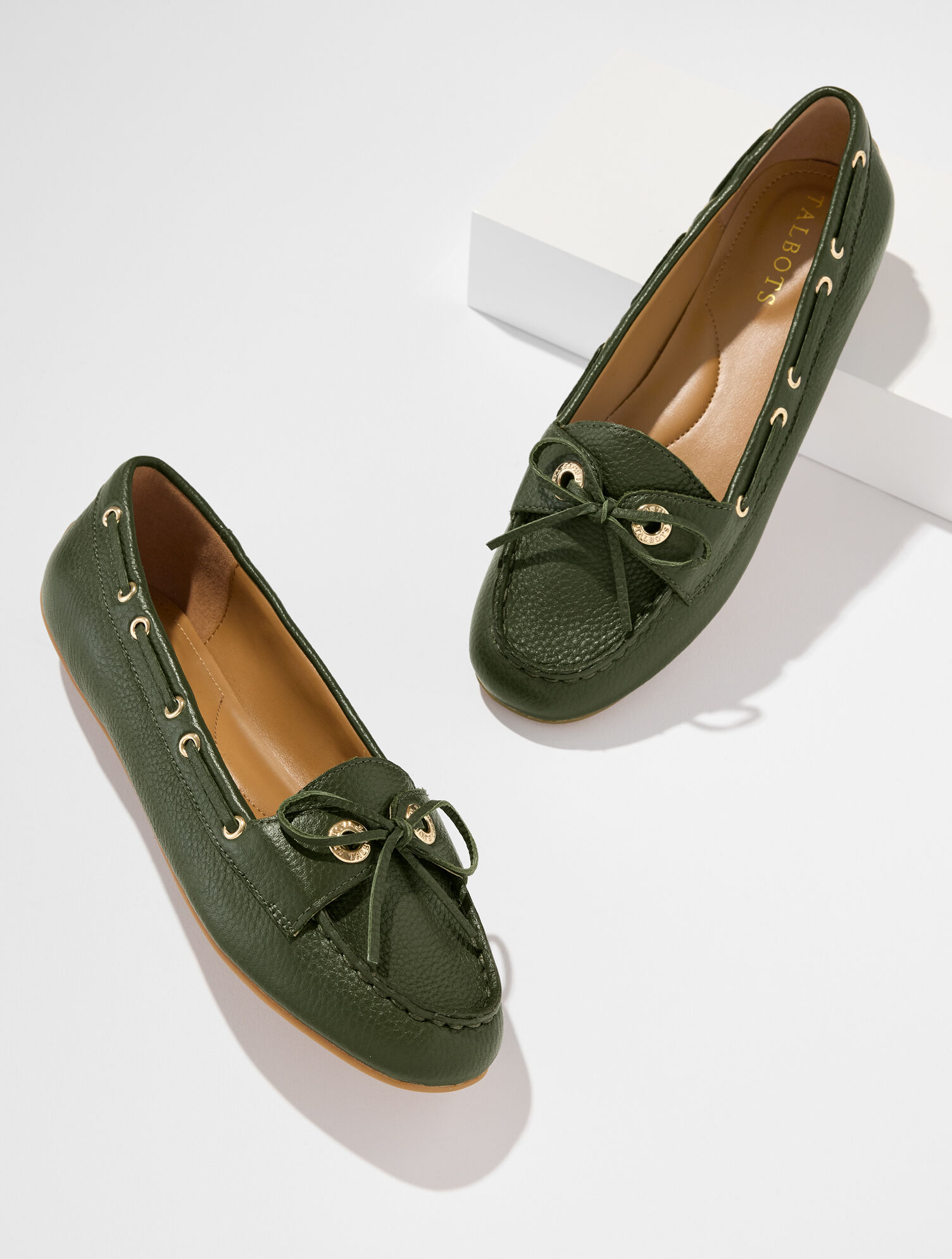 Everson Pebble Leather Driving Loafers