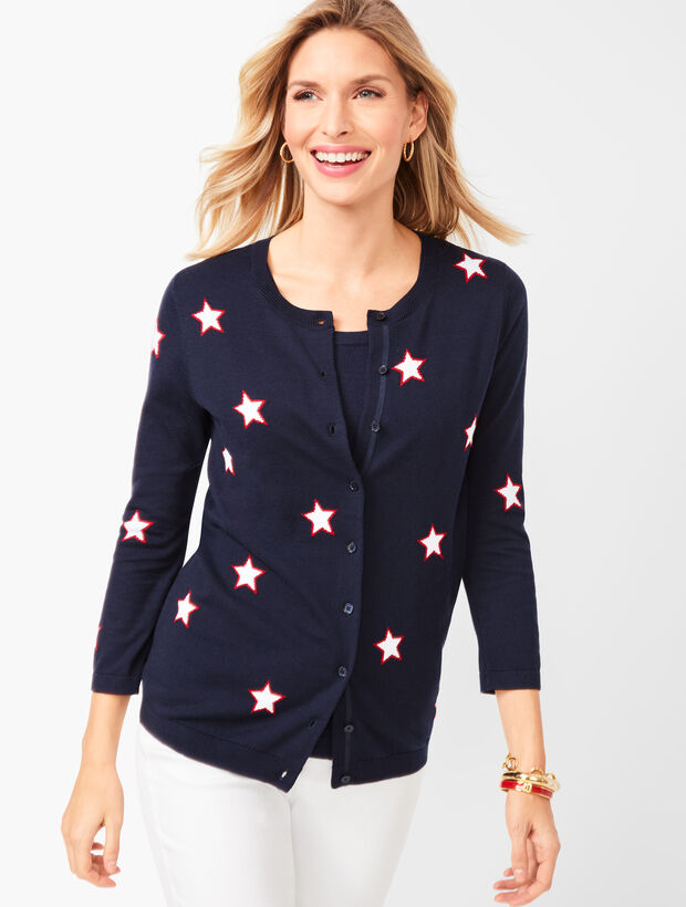 Charming Cardigan - Star Print 