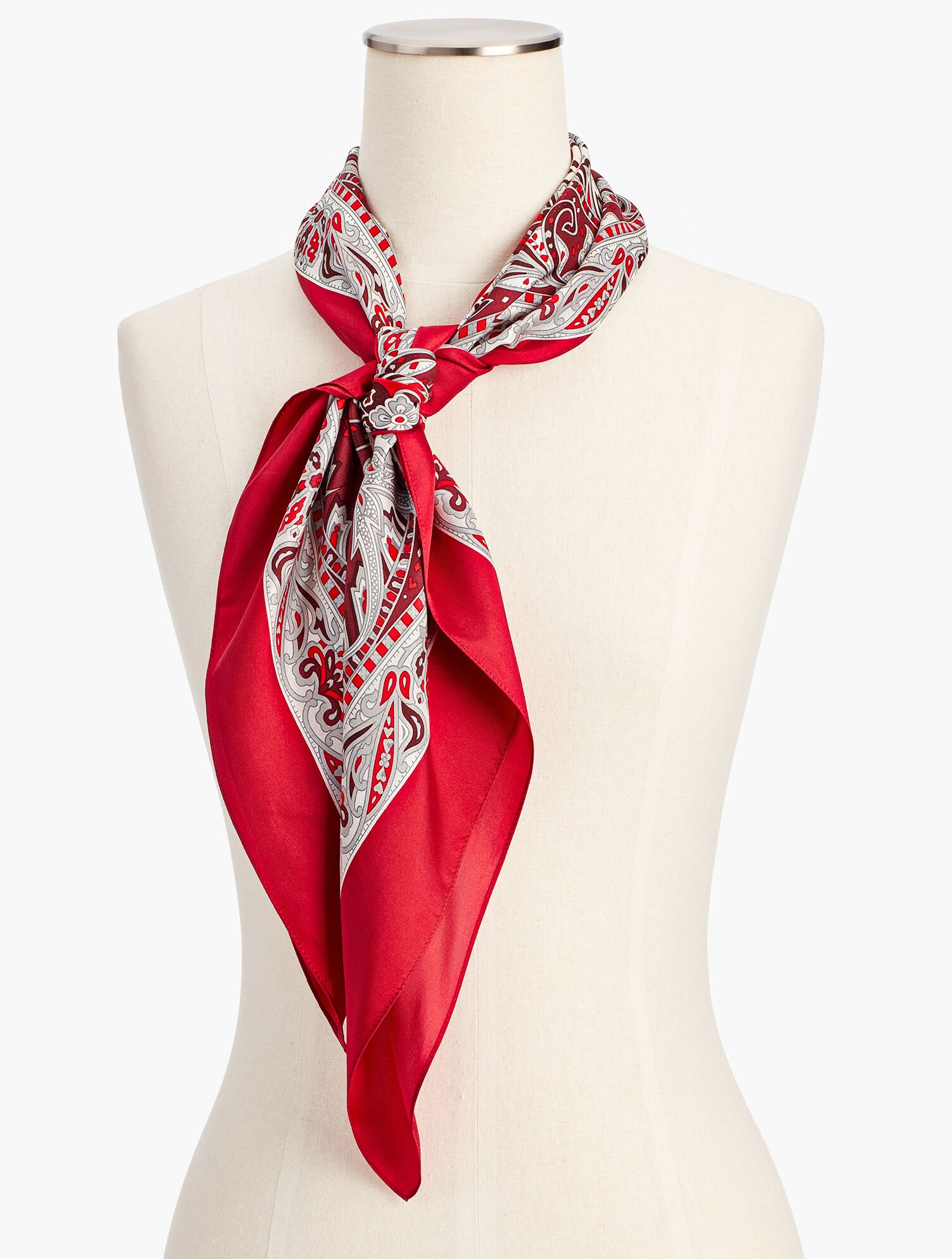 Paisley Silk Scarf