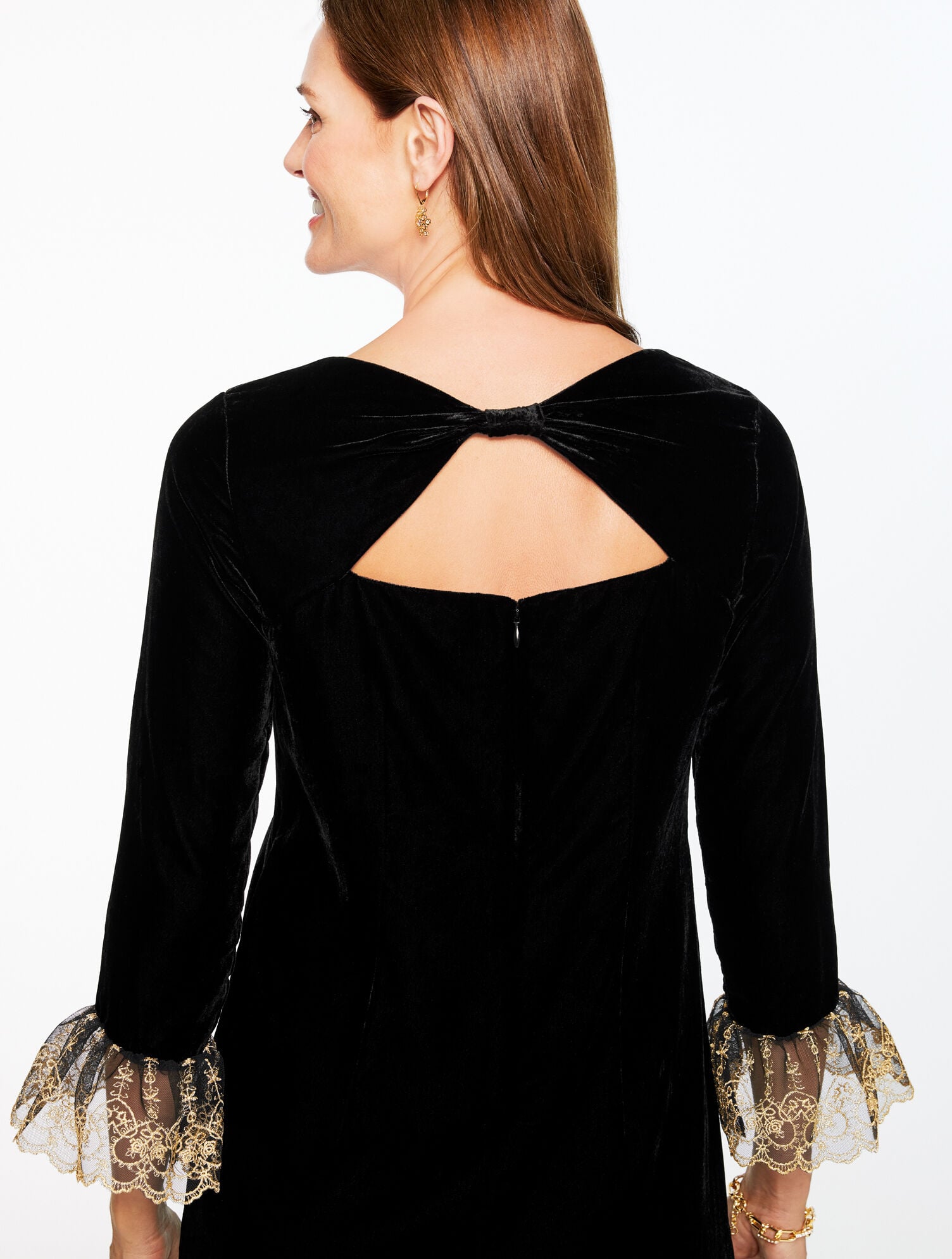 blue or gold dress picture Better Be Brunch Shift Dress In Black Curves – Impressions Online Boutique main image 1