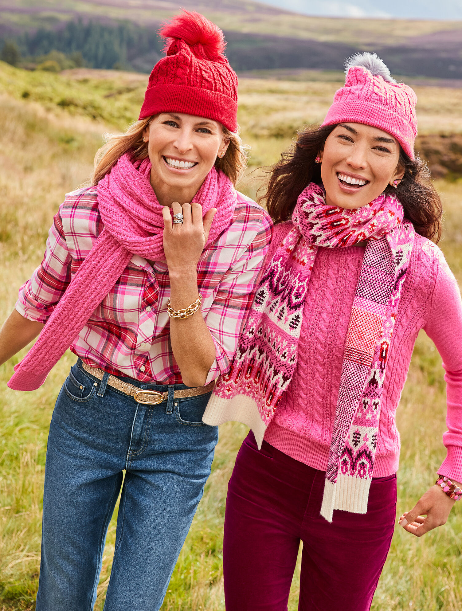 Cable Knit Crewneck Sweater - Colors