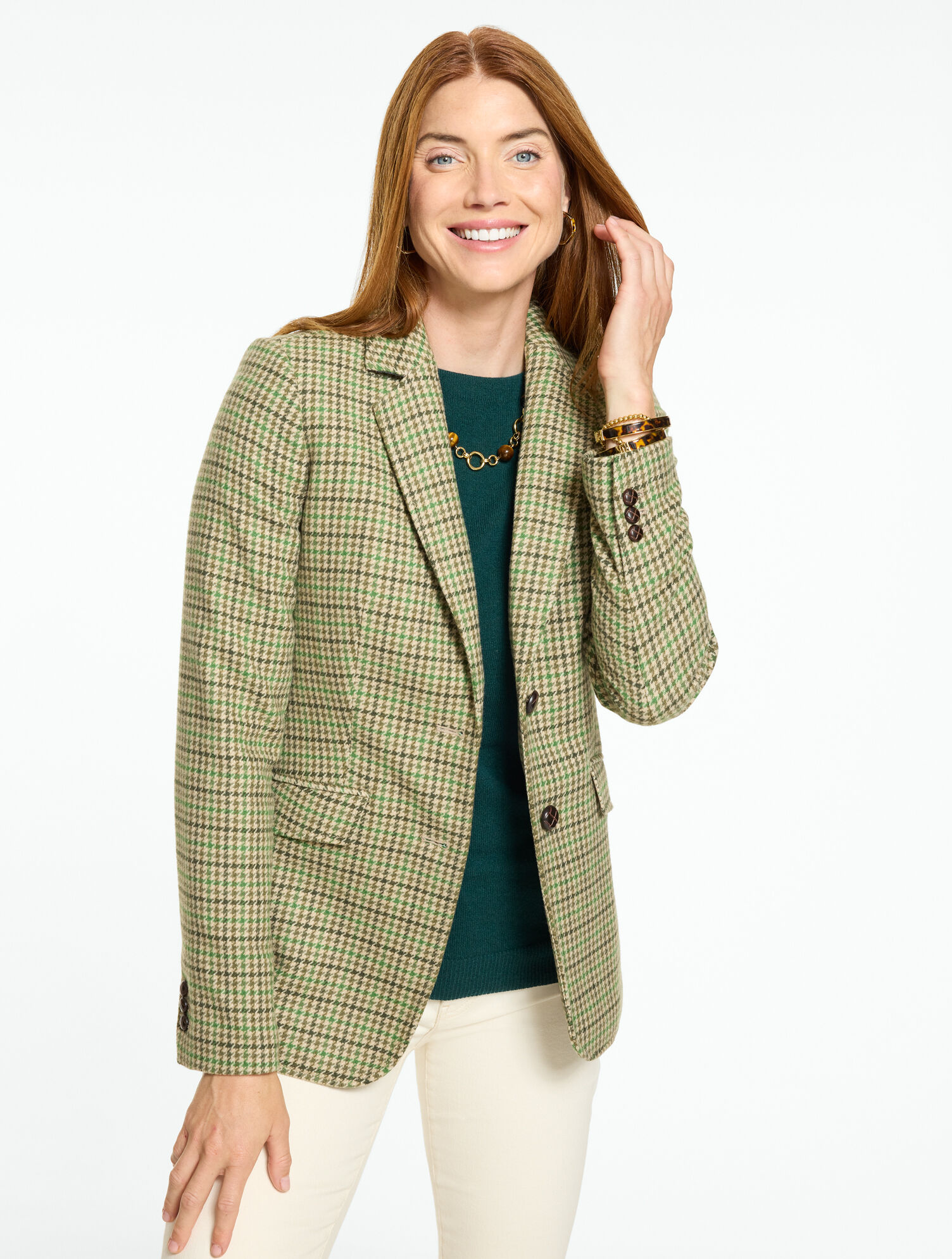 Shetland Blazer - Clemsey Plaid