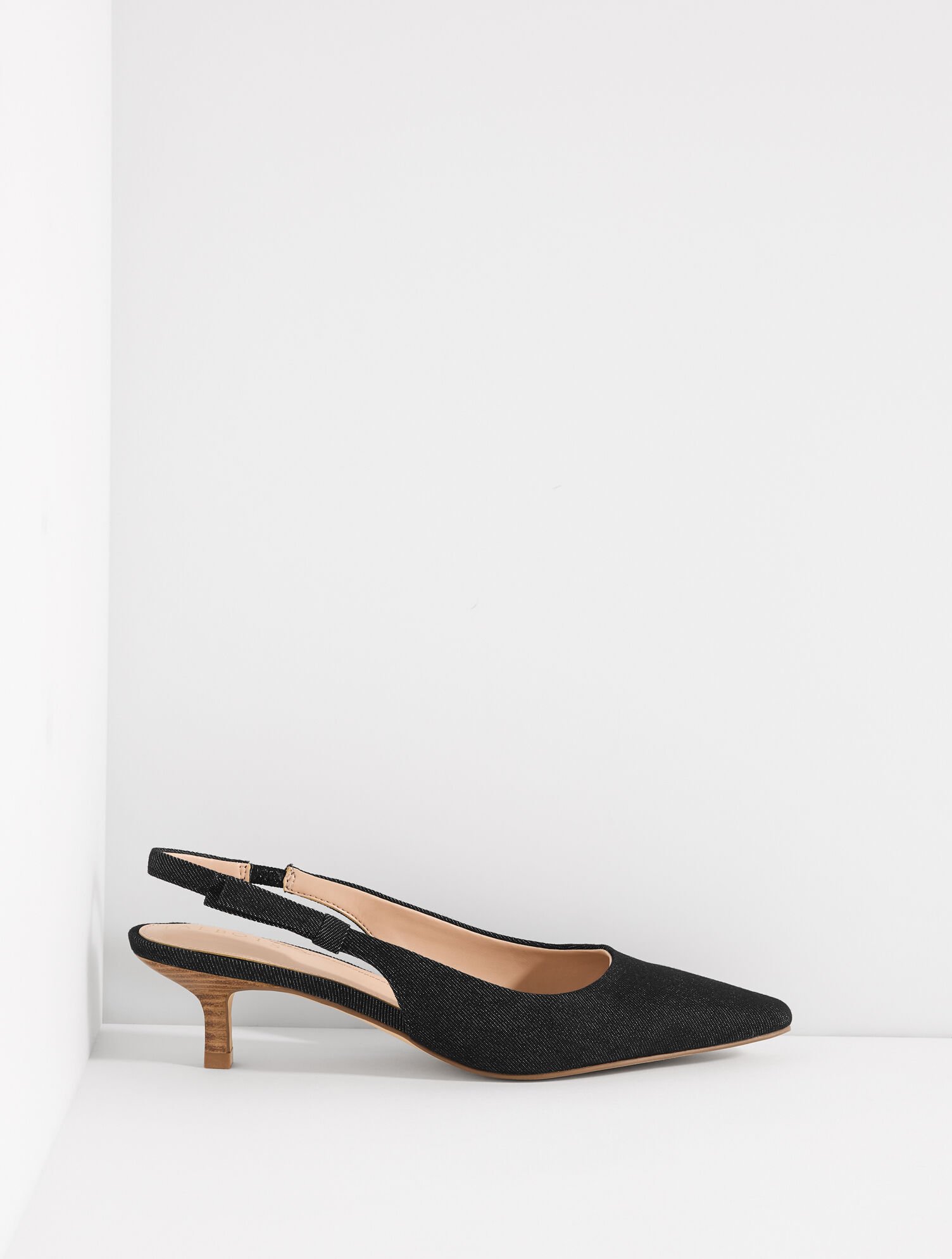 Tabitha Denim Slingback Pumps