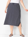 Stripe Midi Skirt