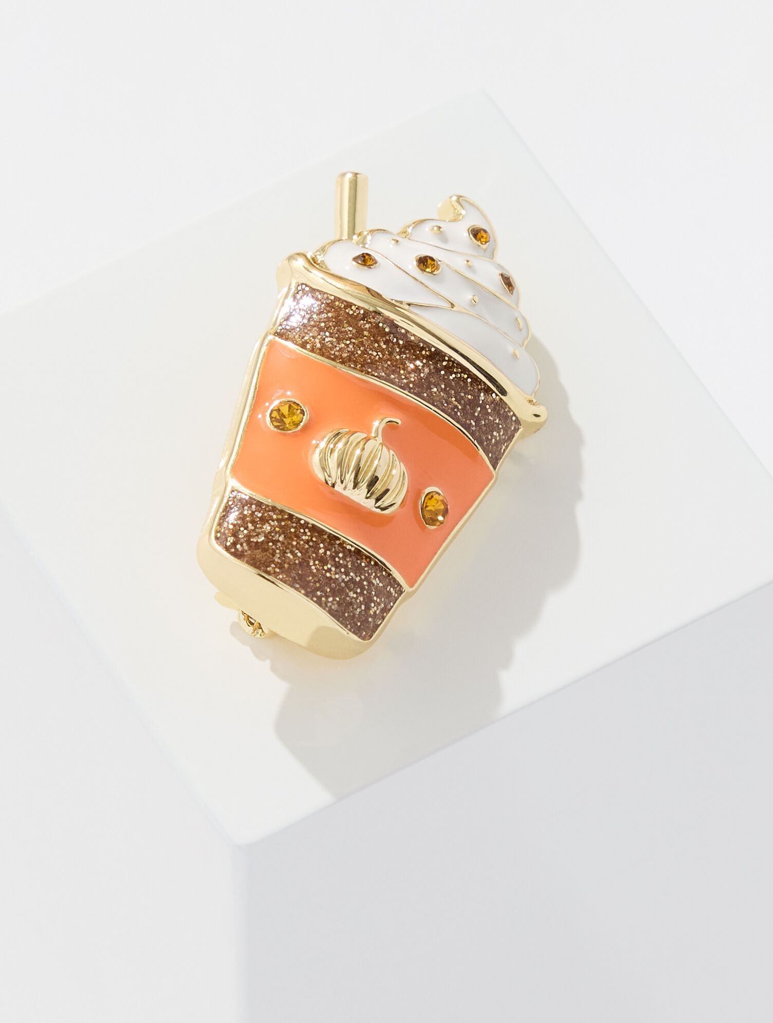Pumpkin Spice Brooch