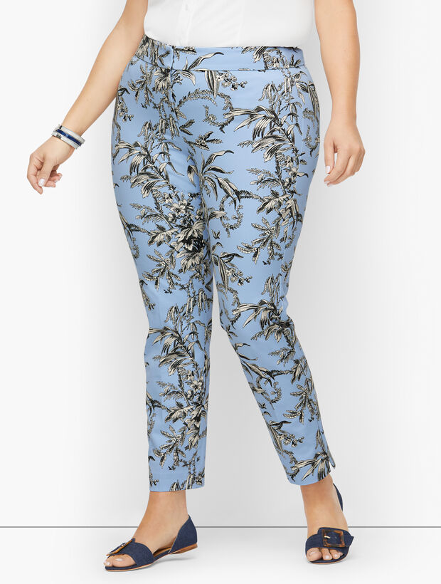 Plus Size Exclusive Talbots Chatham Ankle Pants - Etched Toile