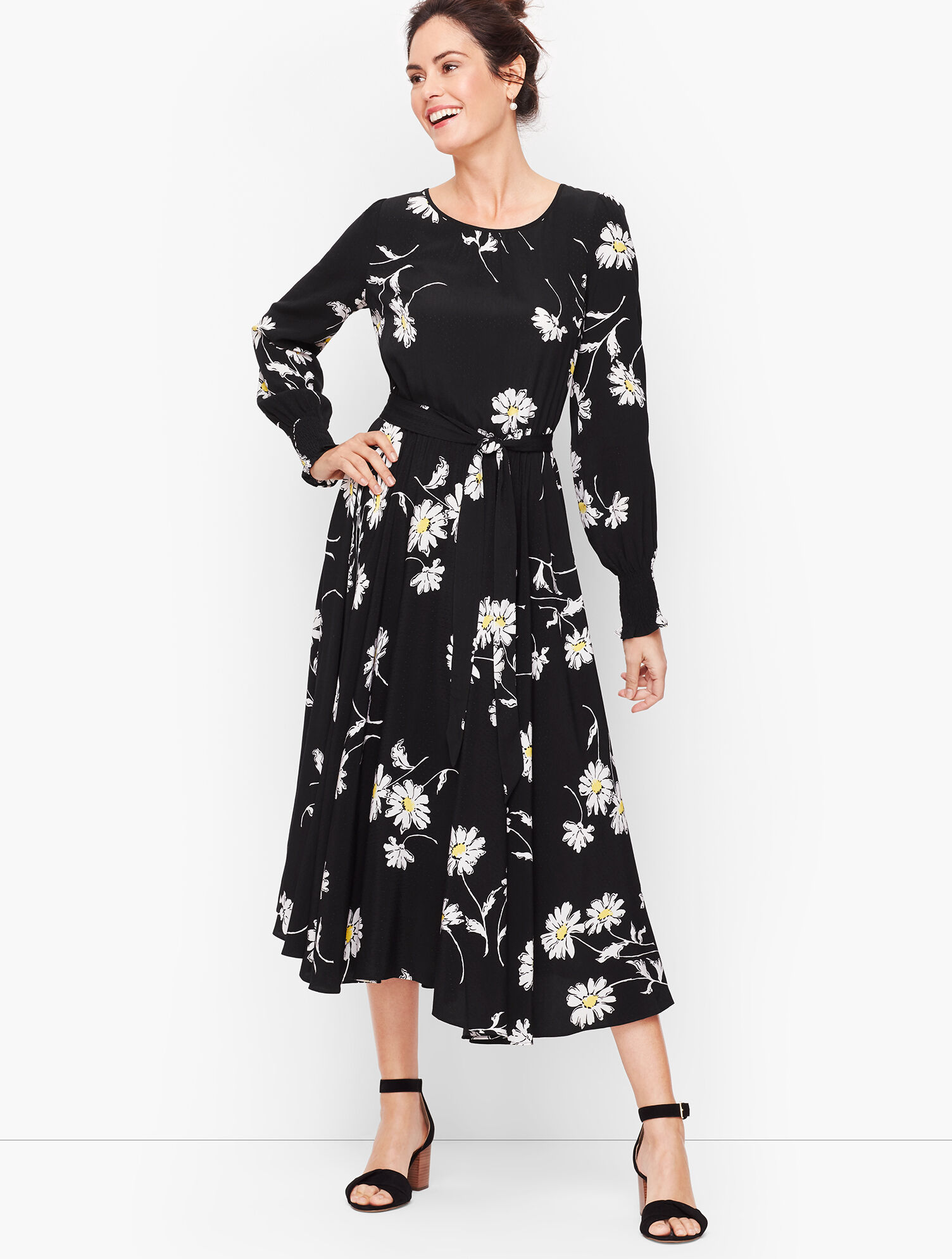 Vintage Daisy Fit &amp; Flare Dress