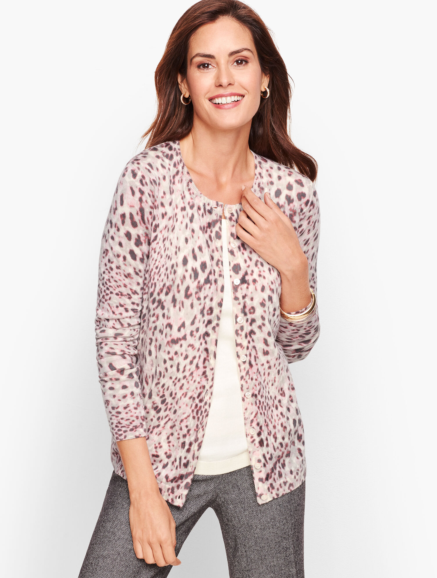 Charming Cardigan - Animal Print | Talbots