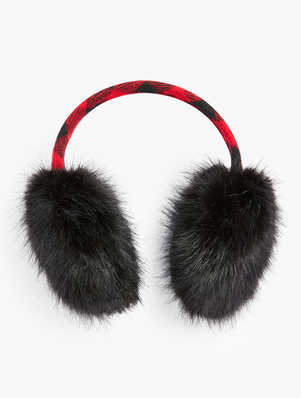 Buffalo Check Earmuffs