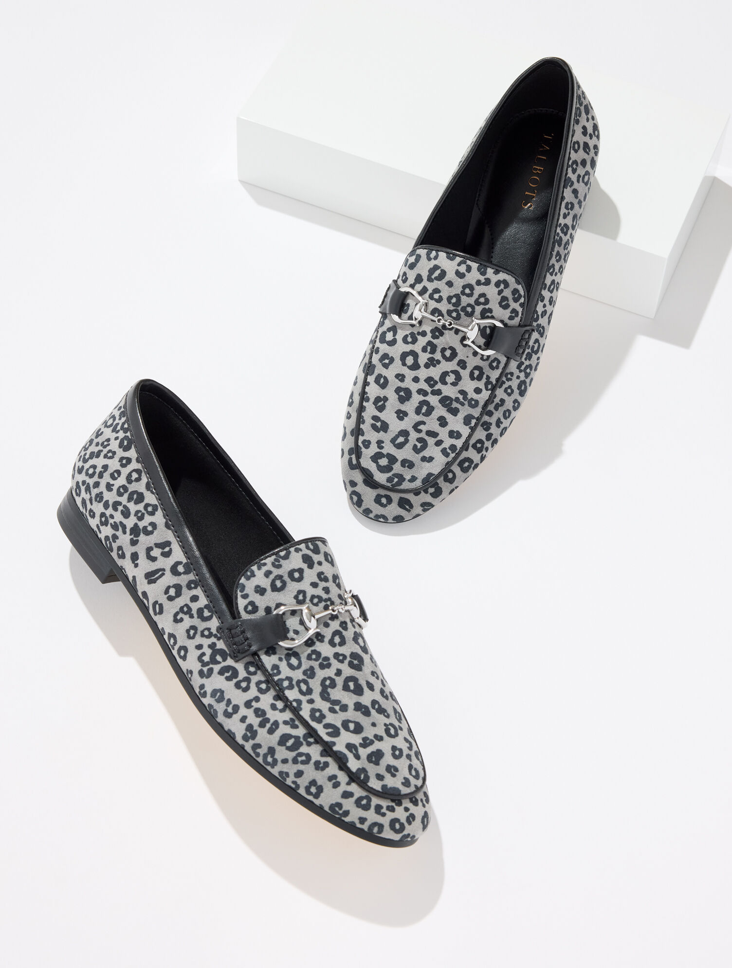 Katelyn Bit Suede Loafers  - Leopard