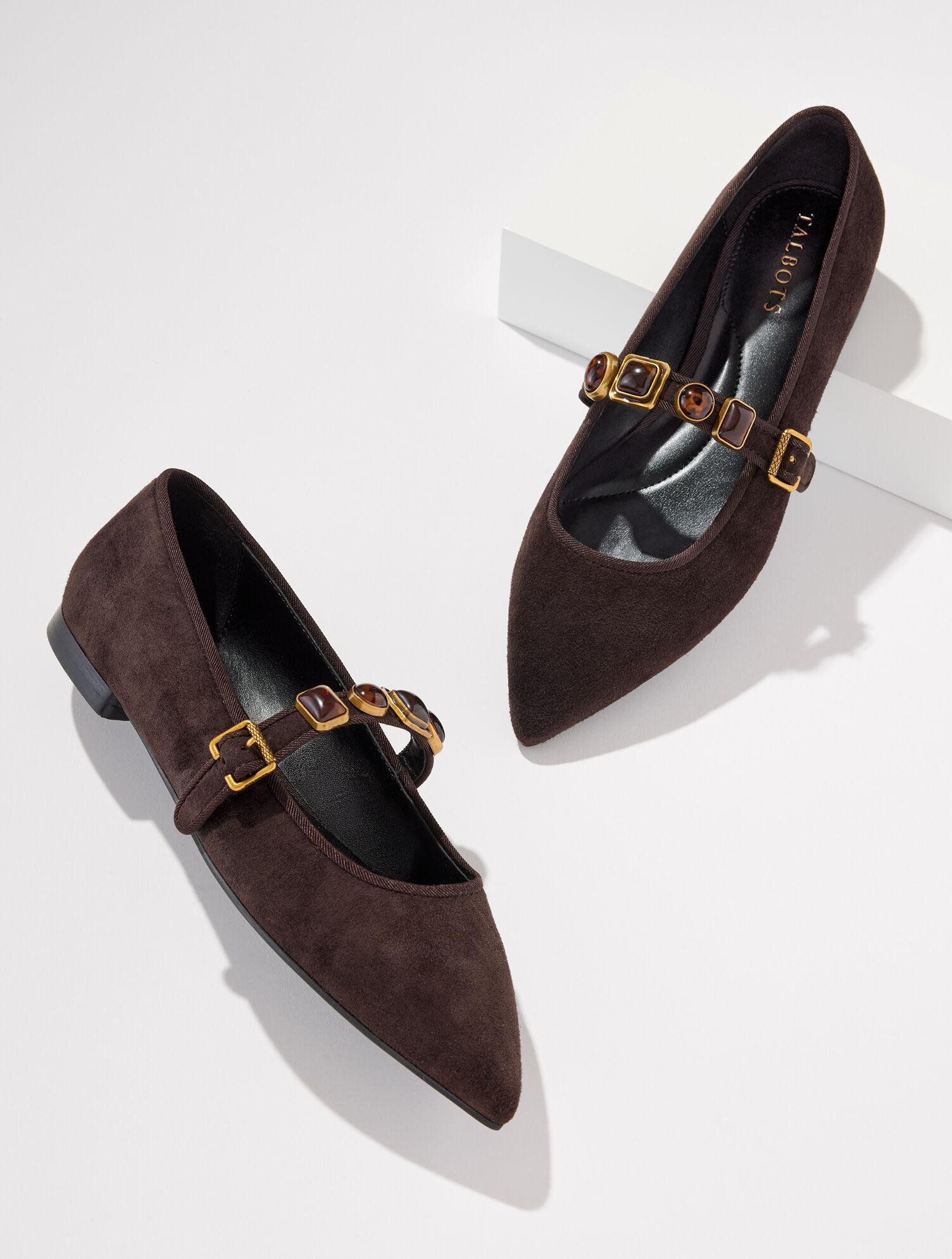 Payton Mary Jane Flats - Suede