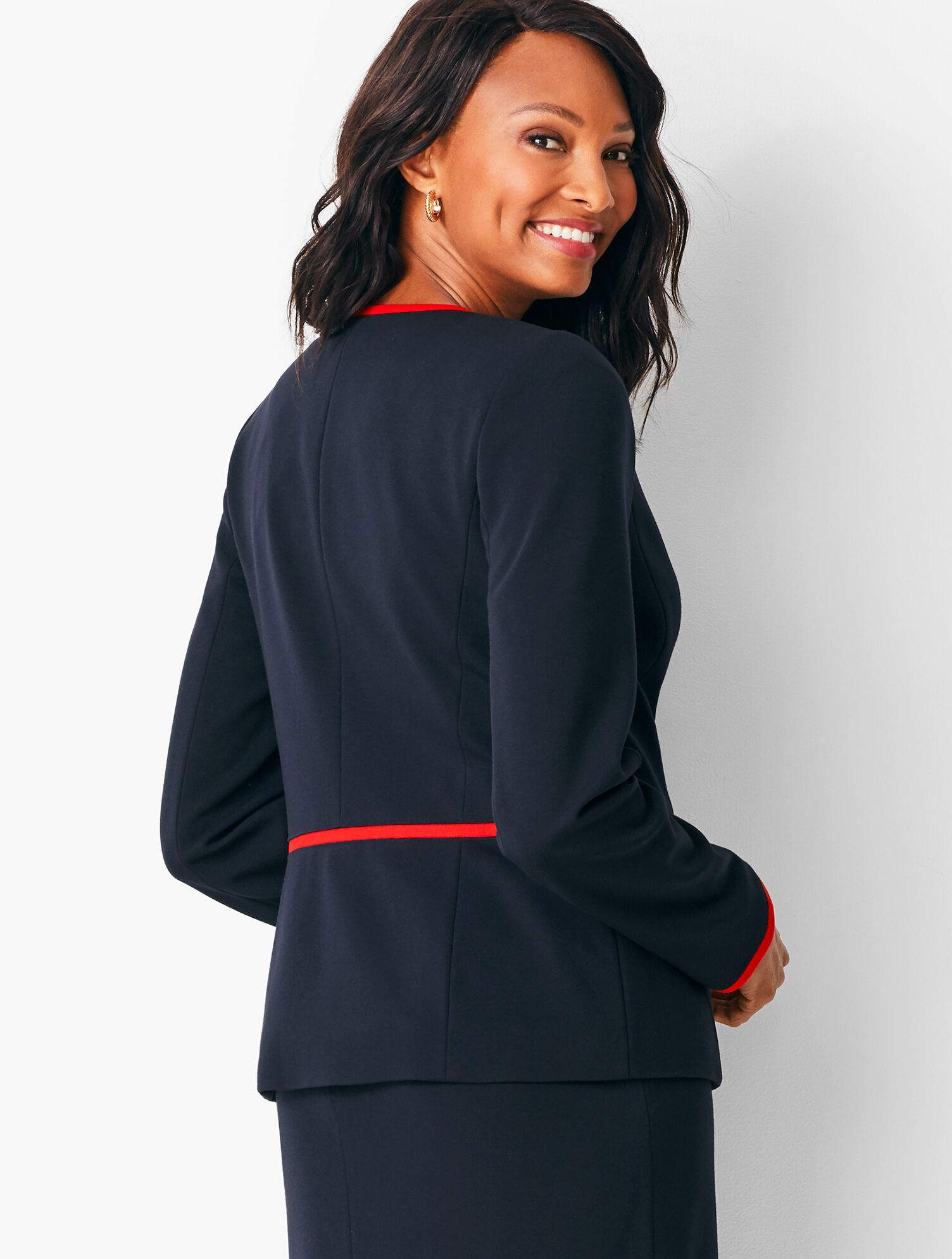 Italian Luxe Knit Jacket | Talbots