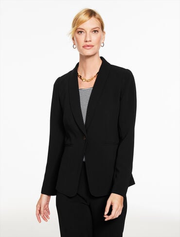 Women's Black Jackets Suiting | Talbots Women's Black Jackets Suiting | Talbots