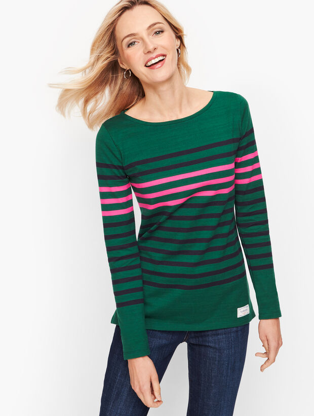 Authentic Talbots Tee - Wonderland Stripe | Talbots