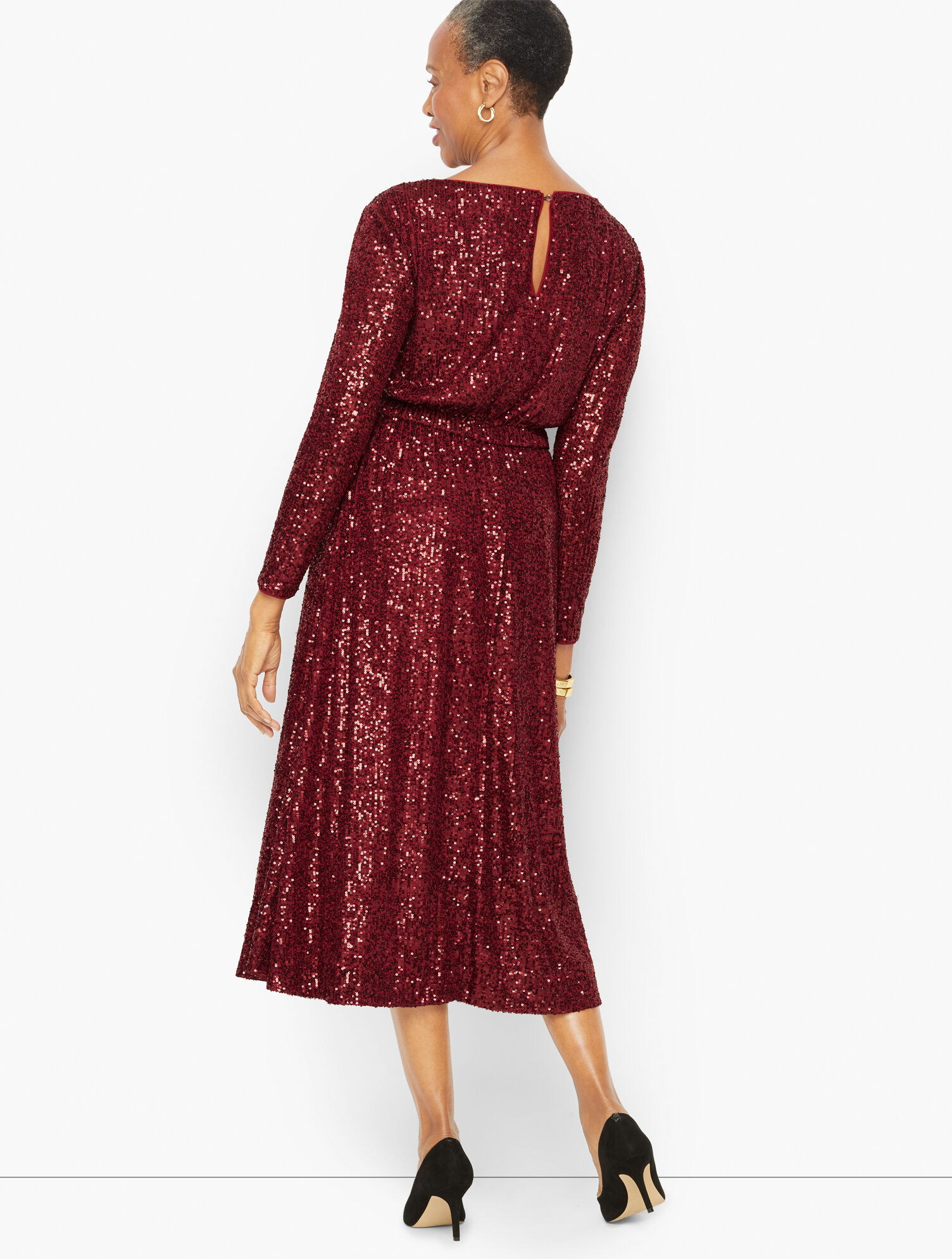 bodycon dress burgundy Knotted Cocktail Bodycon Dress Burgundy – Bare Blitz main image 0