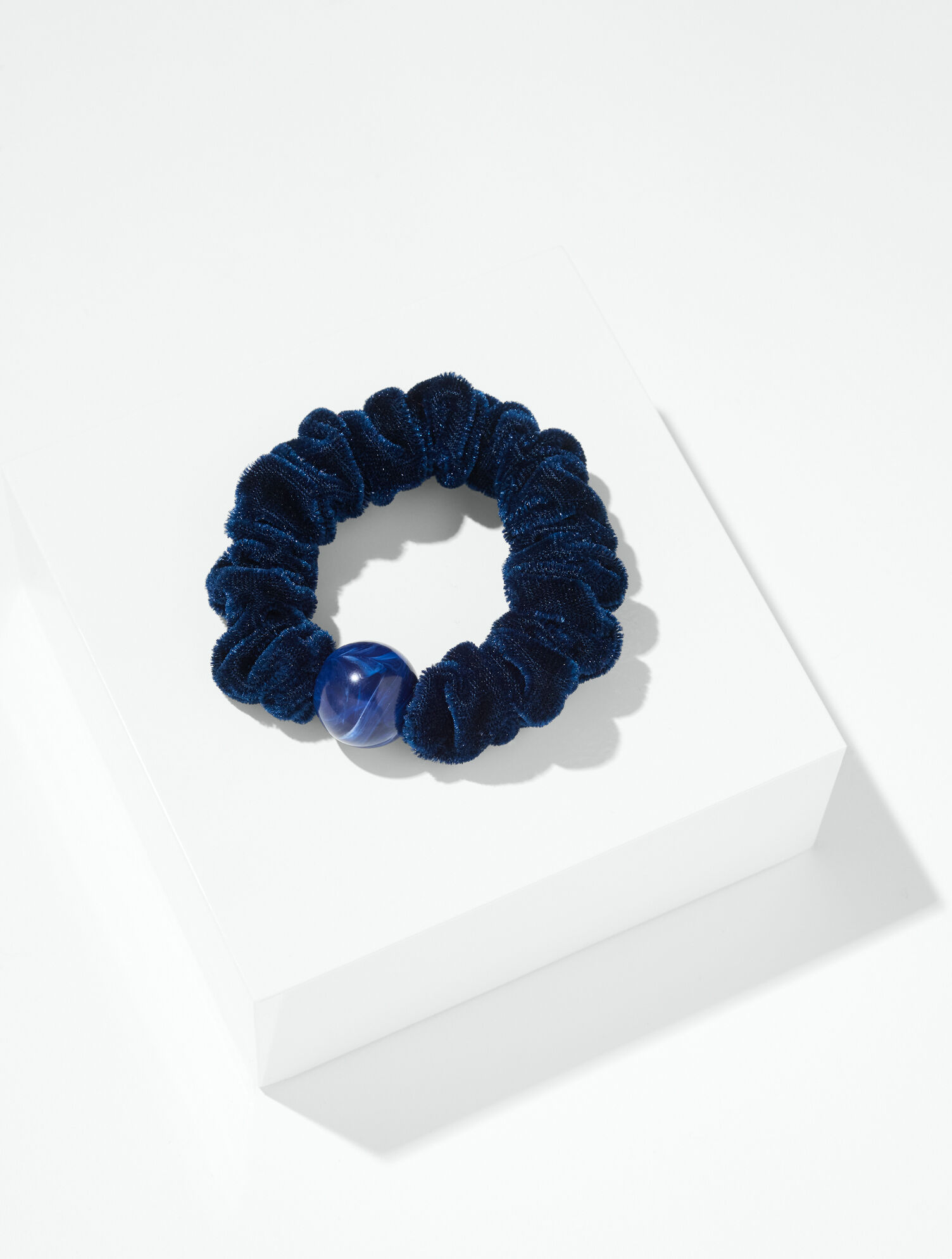 Bauble Bead Velvet Scrunchie