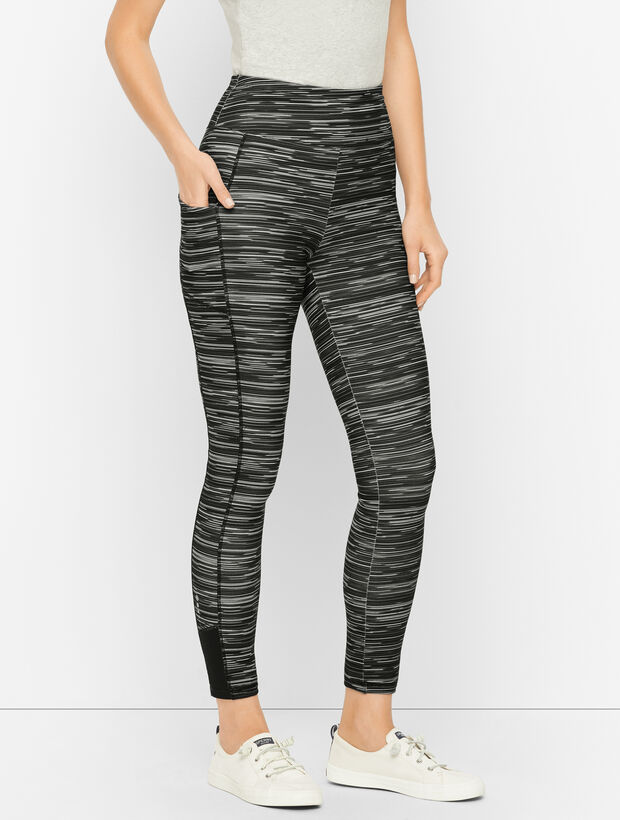 On The Move Space Dye Colorblock Leggings