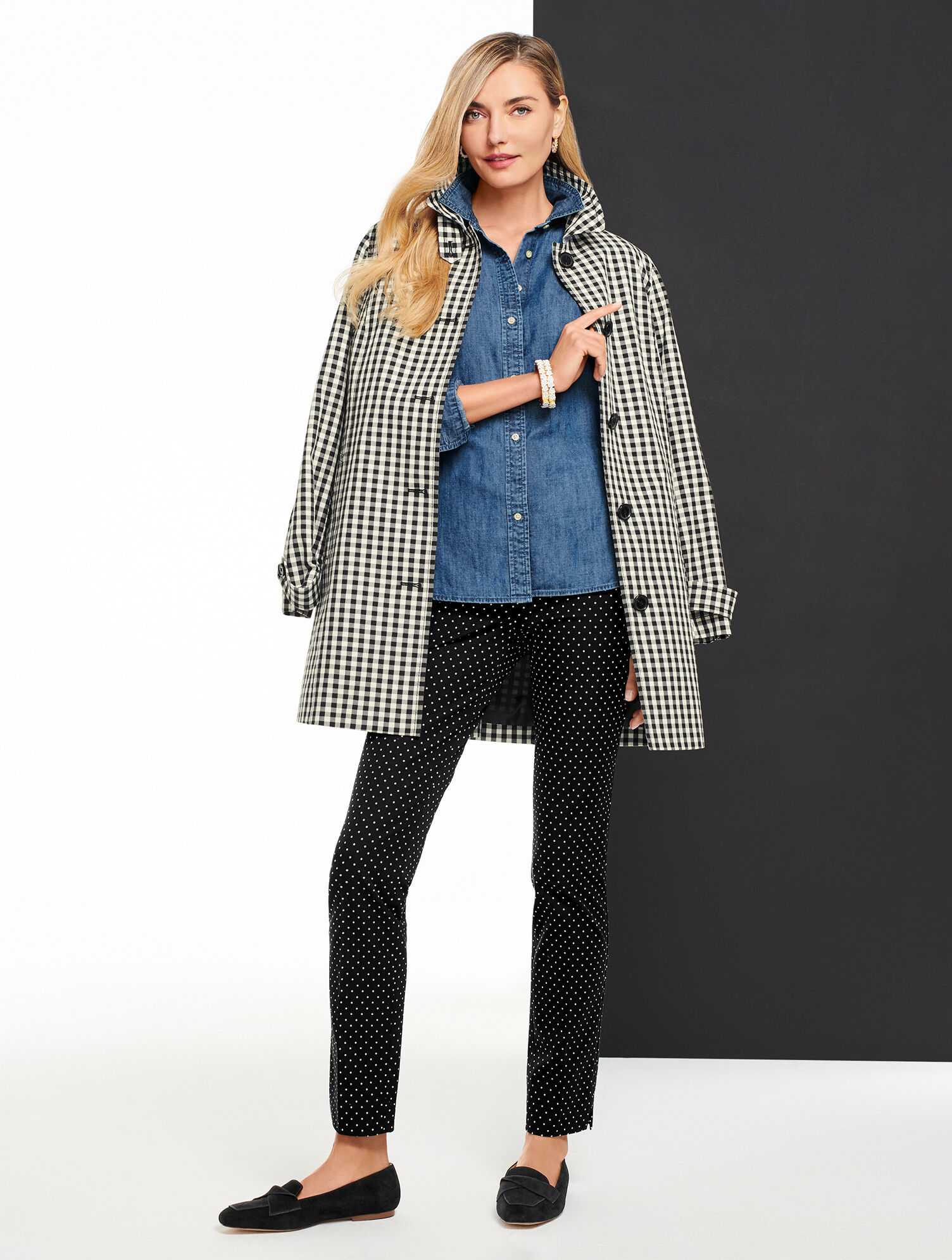 Talbots Chatham Ankle Pants - Fresh Dot