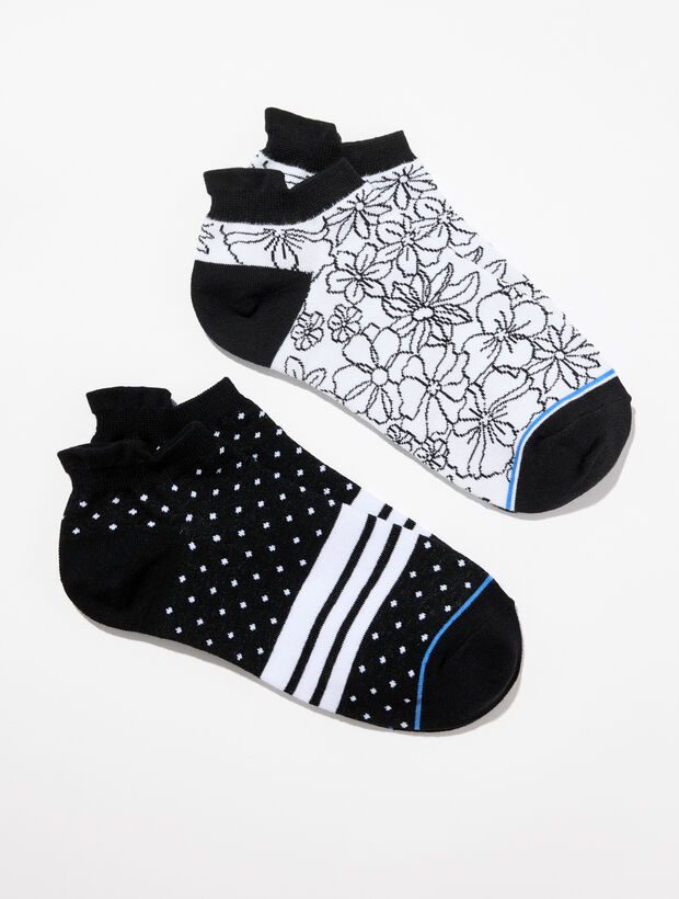 T by Talbots Posh Dot 2-Pack Ankle Socks
