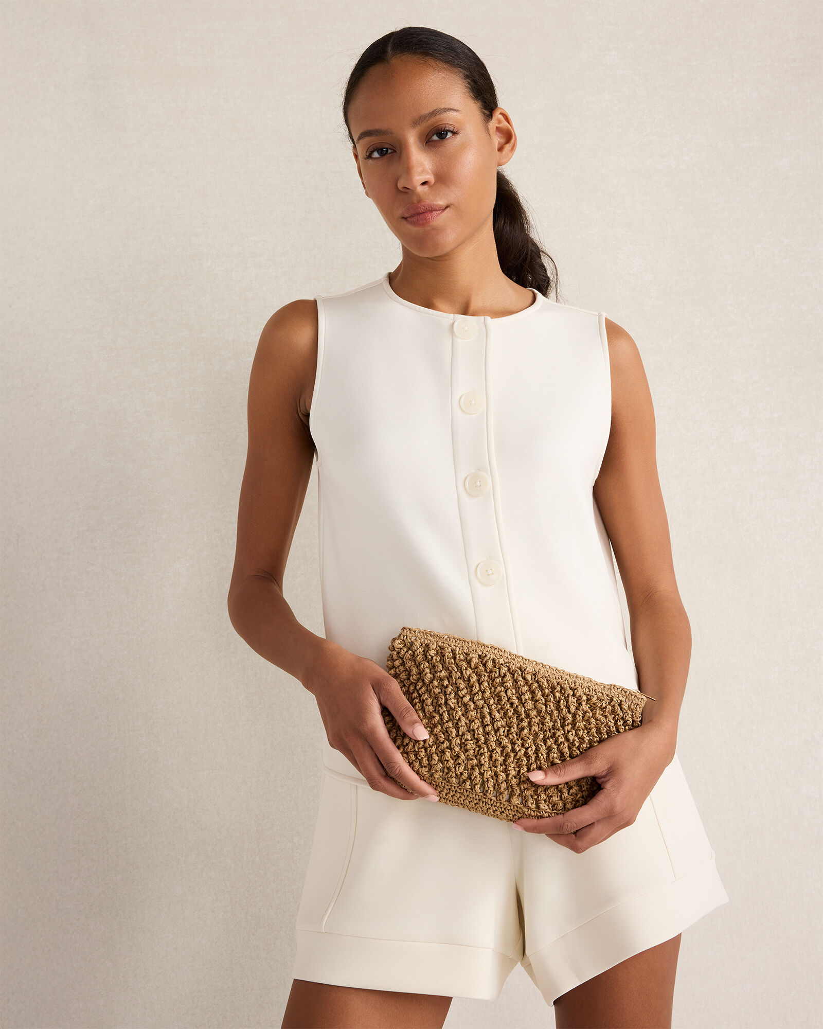 Straw Bobble Pouch