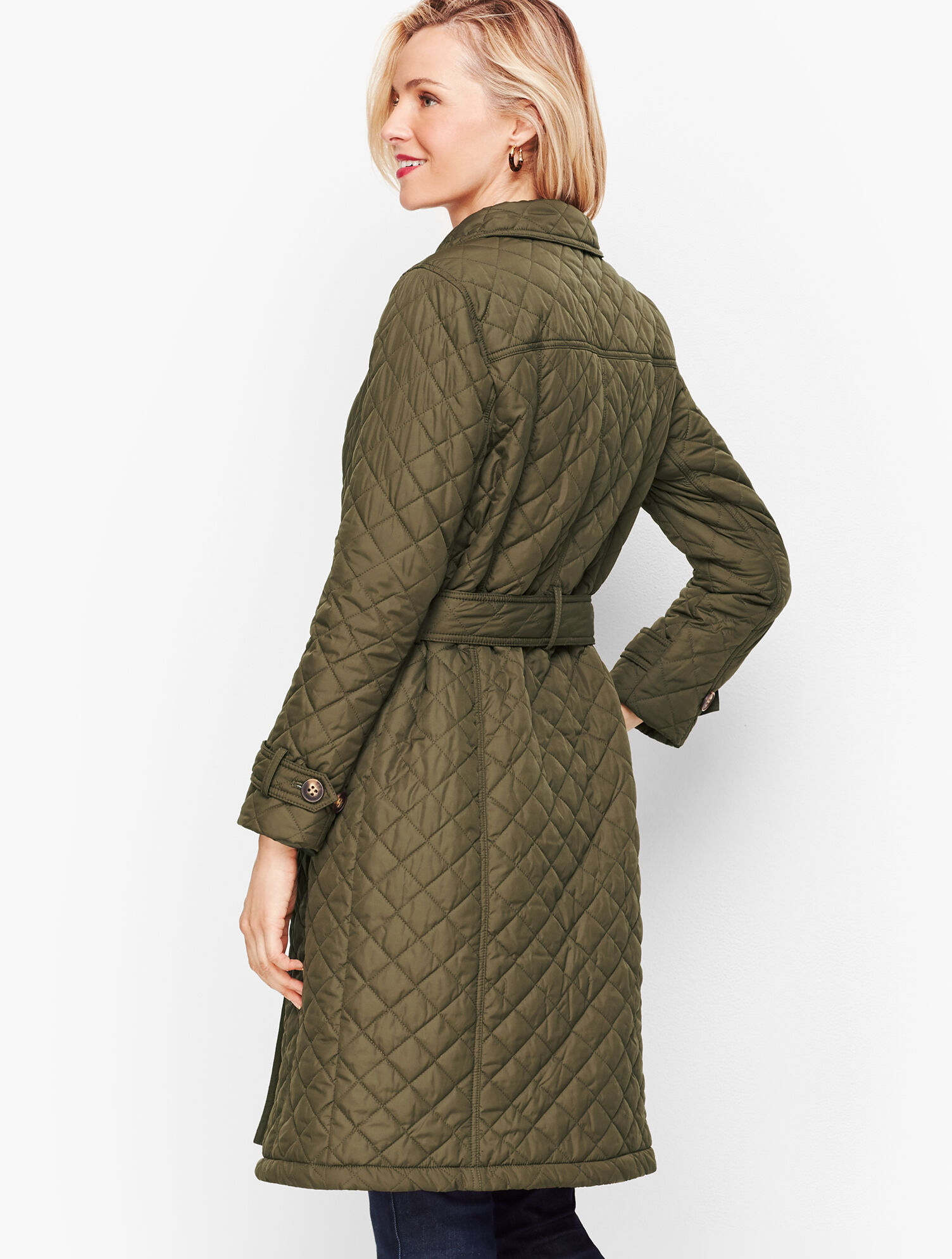 Quilted Belted Coat