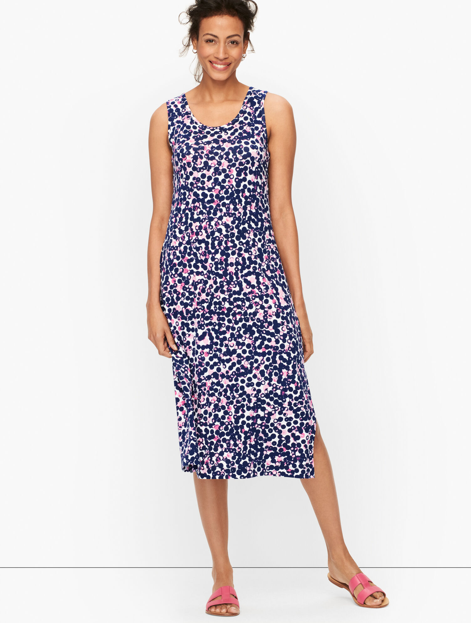 Twist Back Midi Dress | Talbots