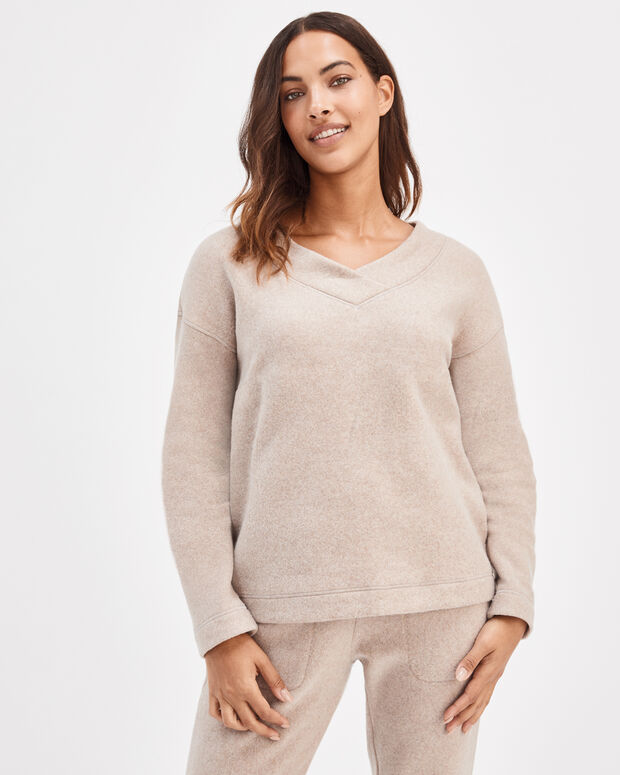Comfort Fleece VNeck Haven Well Within