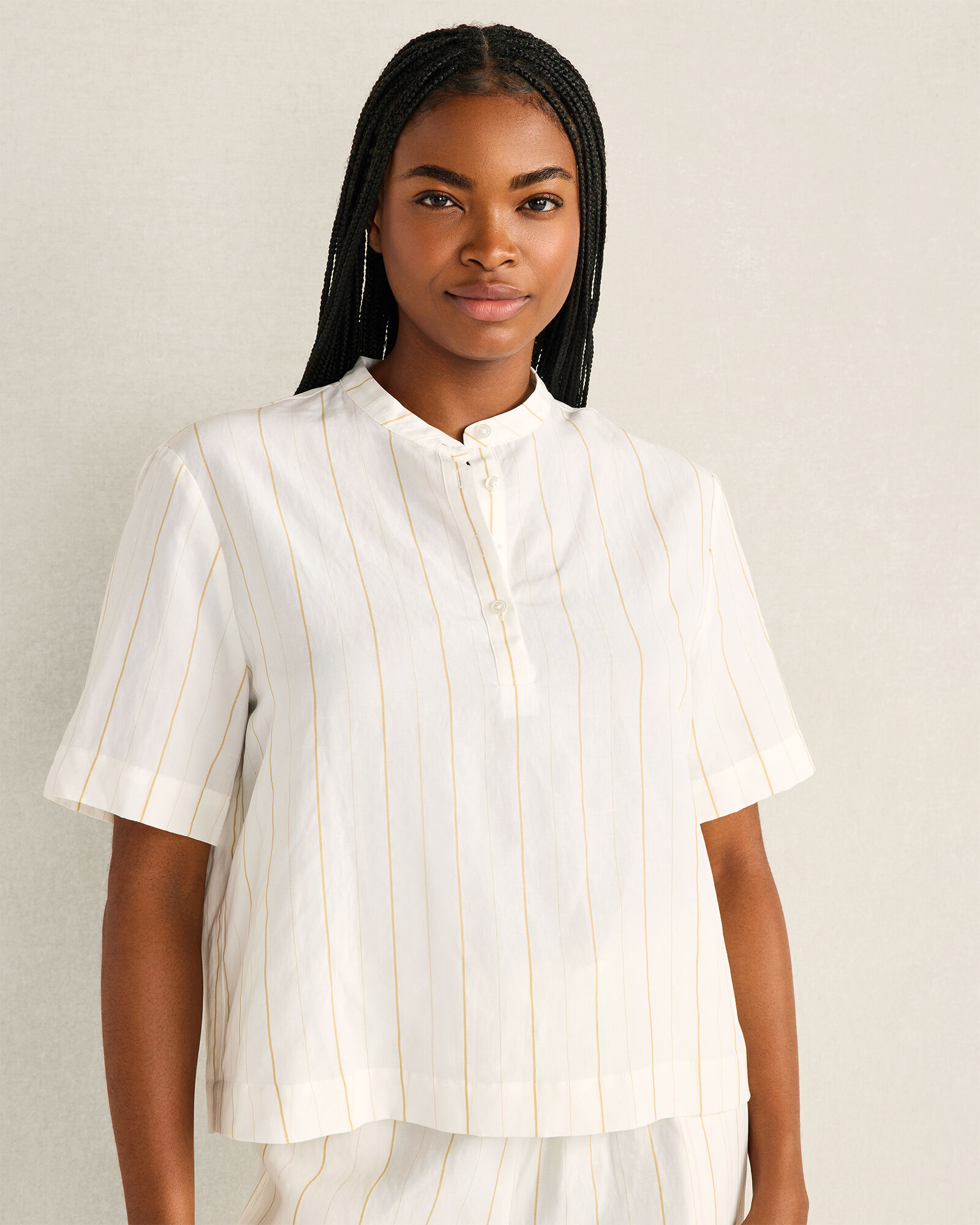 Silky Linen Blend Top
