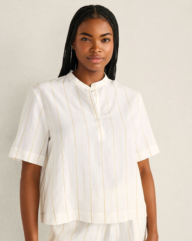 Silky Linen Blend Top