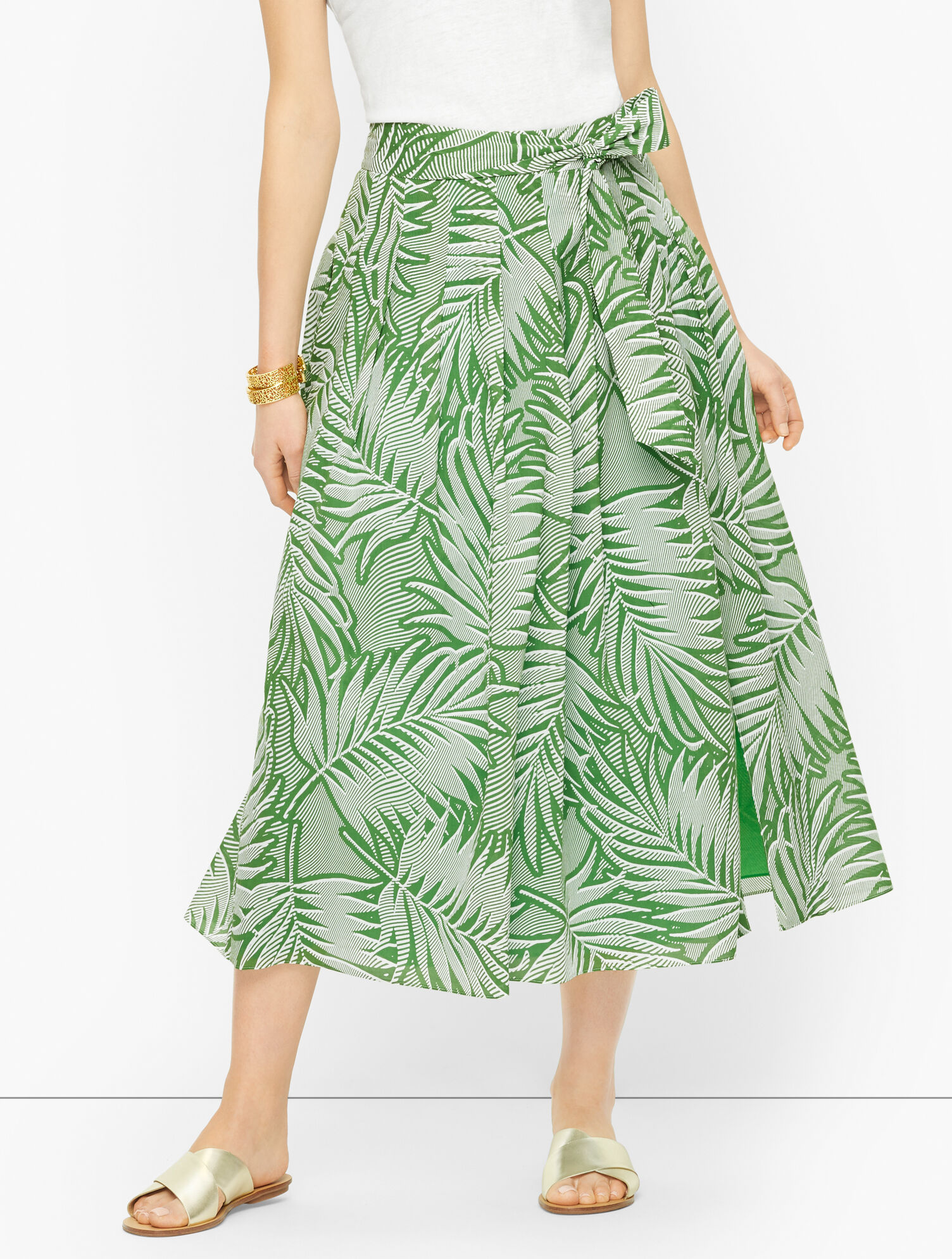 Jupe Plissée Talbots Petite Taille 2P - Floral - Coton - Avec Étiquettes