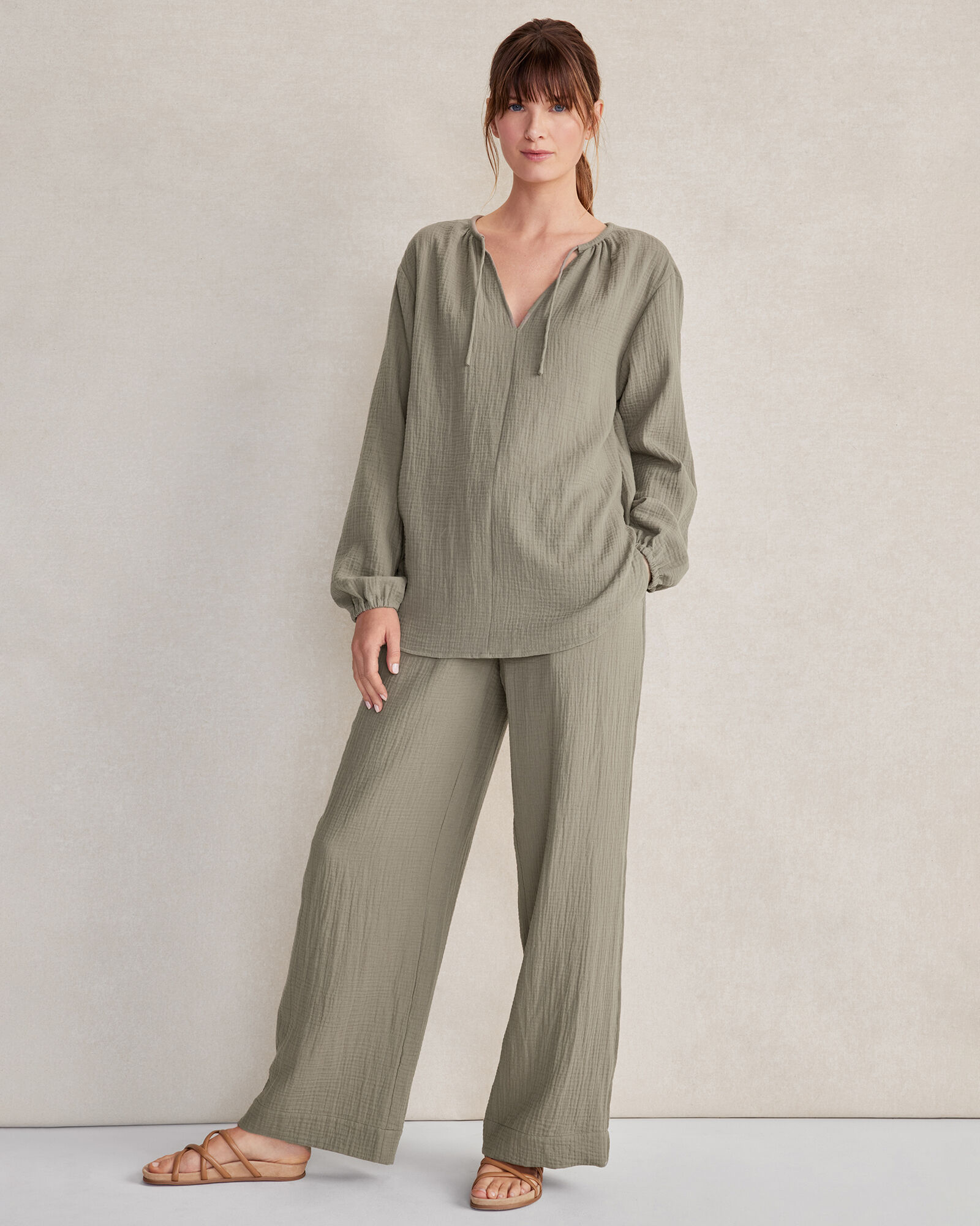 Organic Cotton Gauze Pants | Haven Well Within