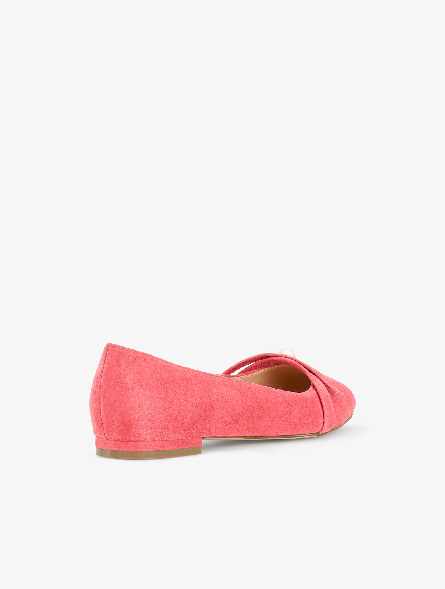 Poppy Pearl Ballet Flats - Suede