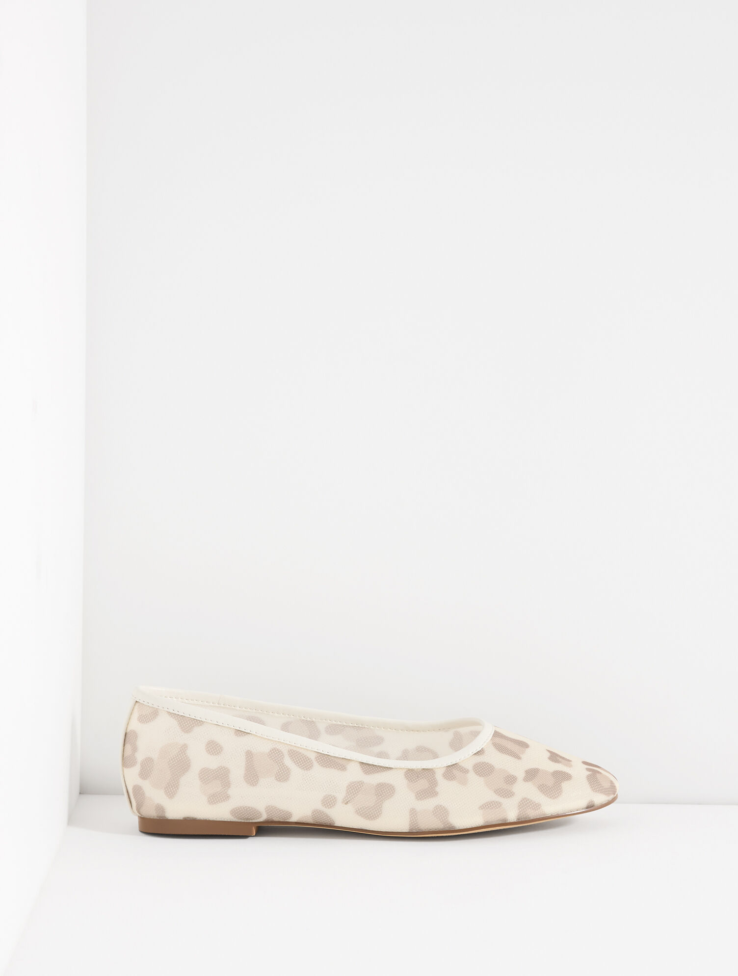 Vera Mesh Ballet Flats - Alluring Leopard