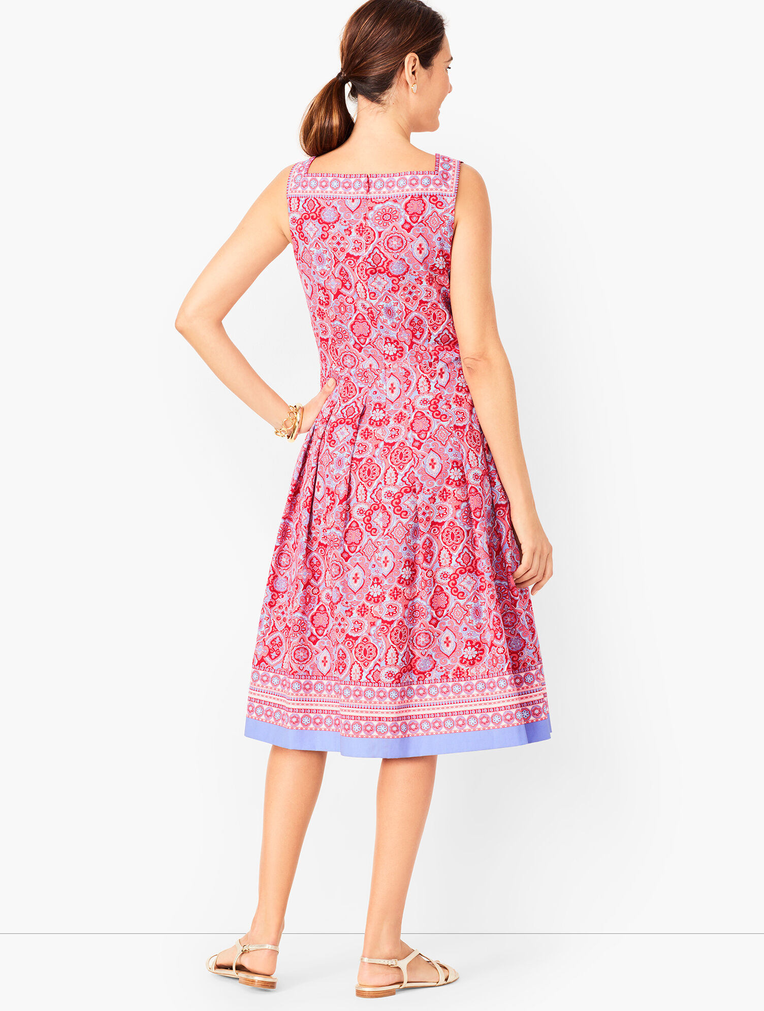 Medallion Fit &amp; Flare Dress