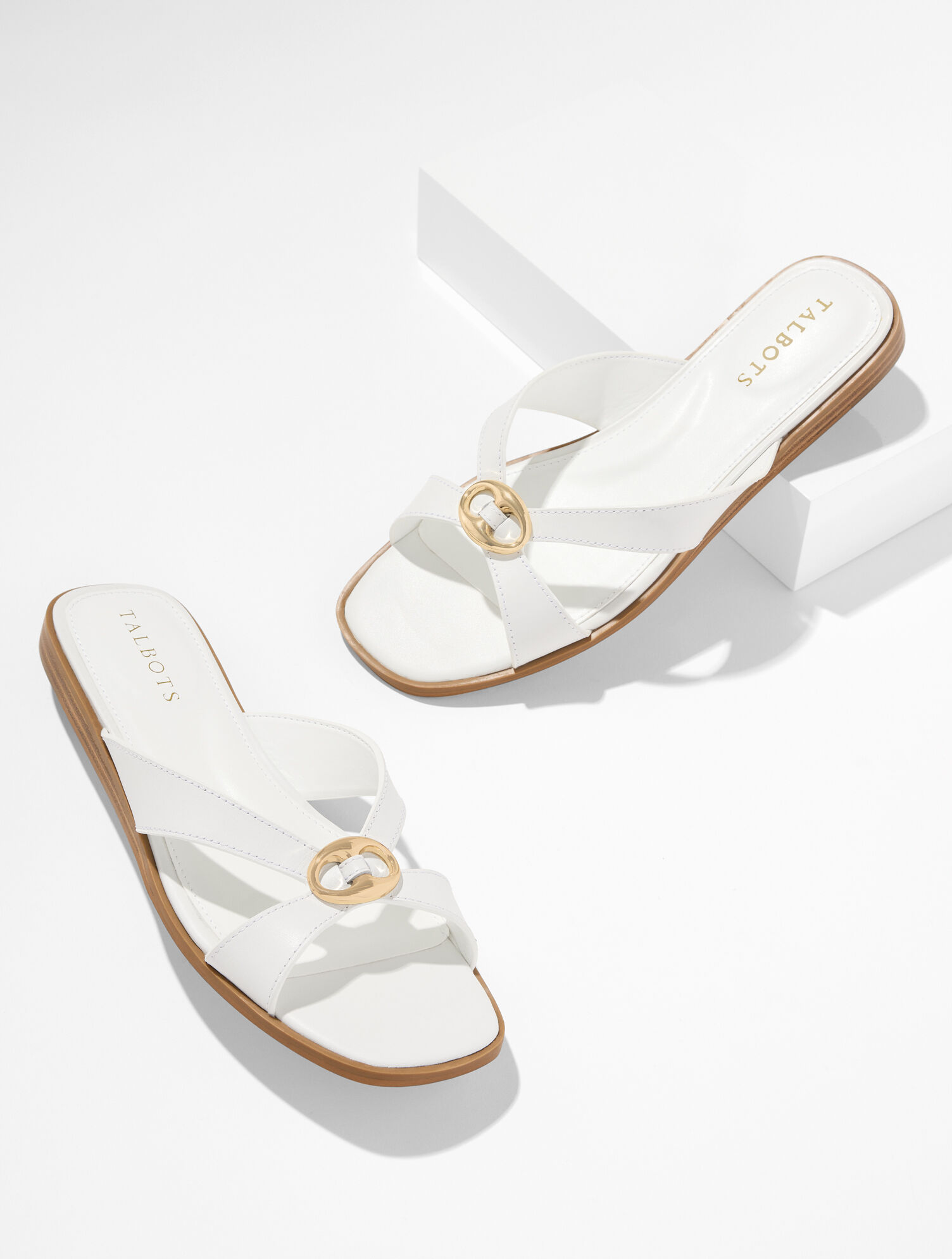 Eva Ornament Vachetta Micro Wedge Sandals