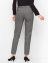 Luxe Knit Slim Ankle Pants - Houndstooth