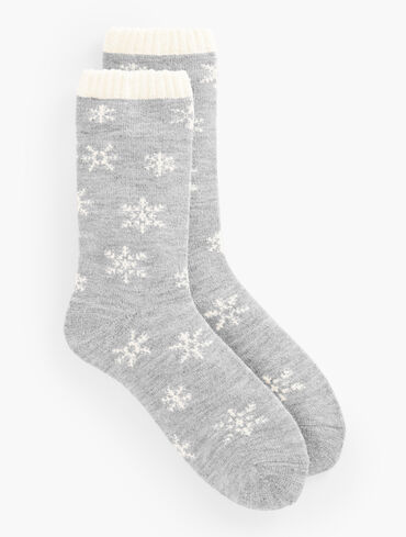 Snowflake Trouser Socks
