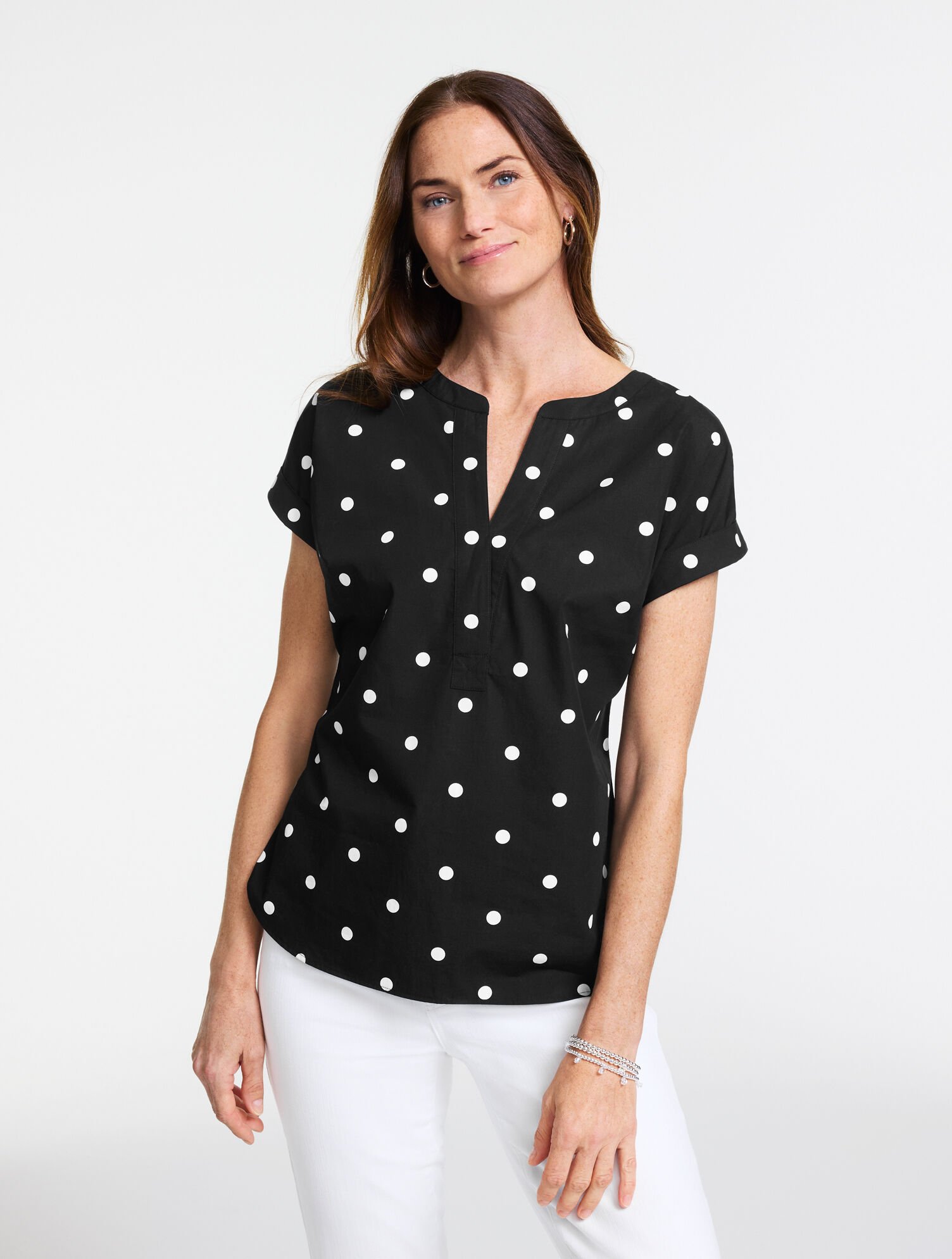 Poplin Popover - Garden Dot