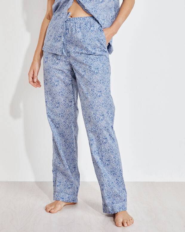 Organic True Cotton Floral Drawstring Pants