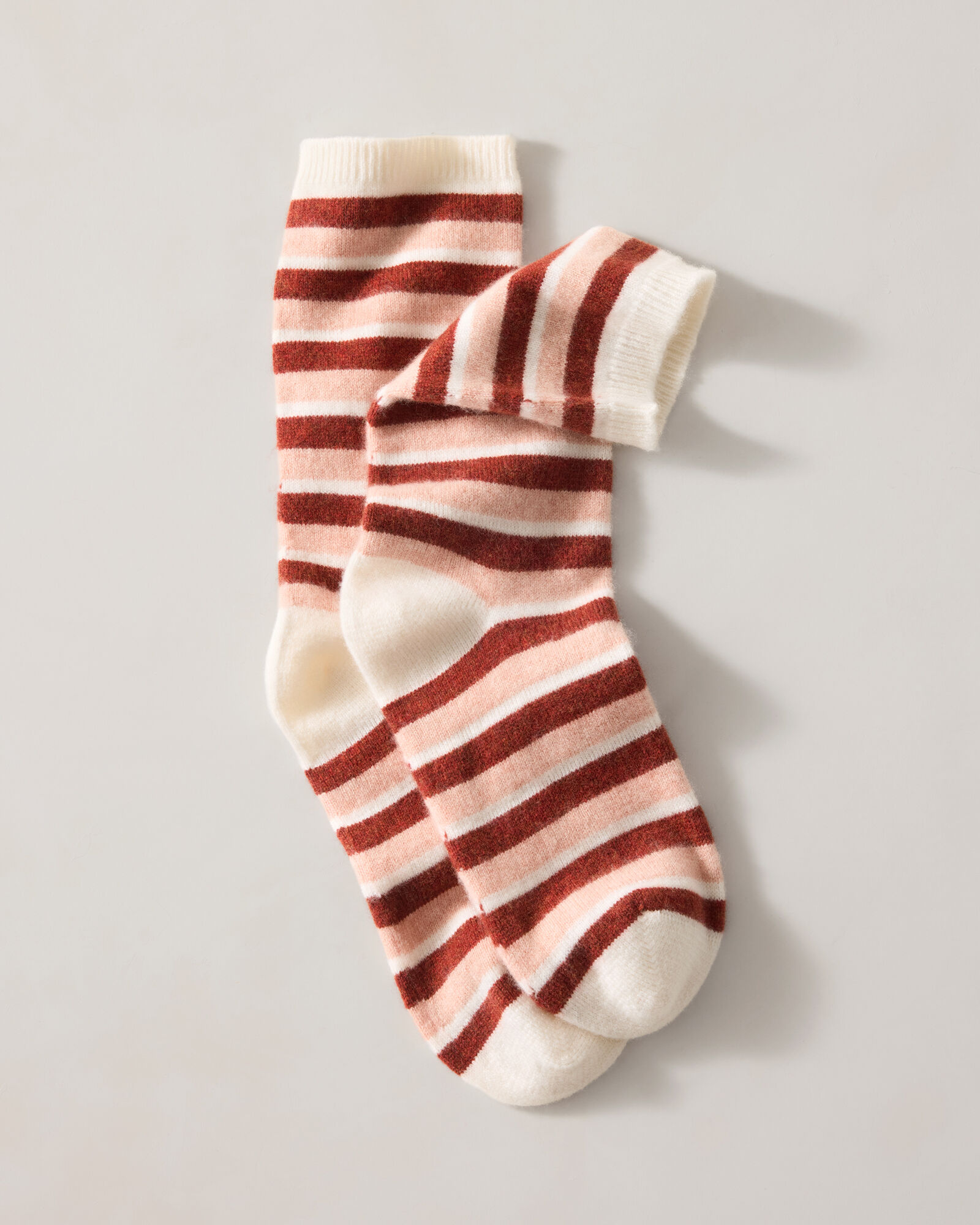 Cashmere Bold Striped Socks