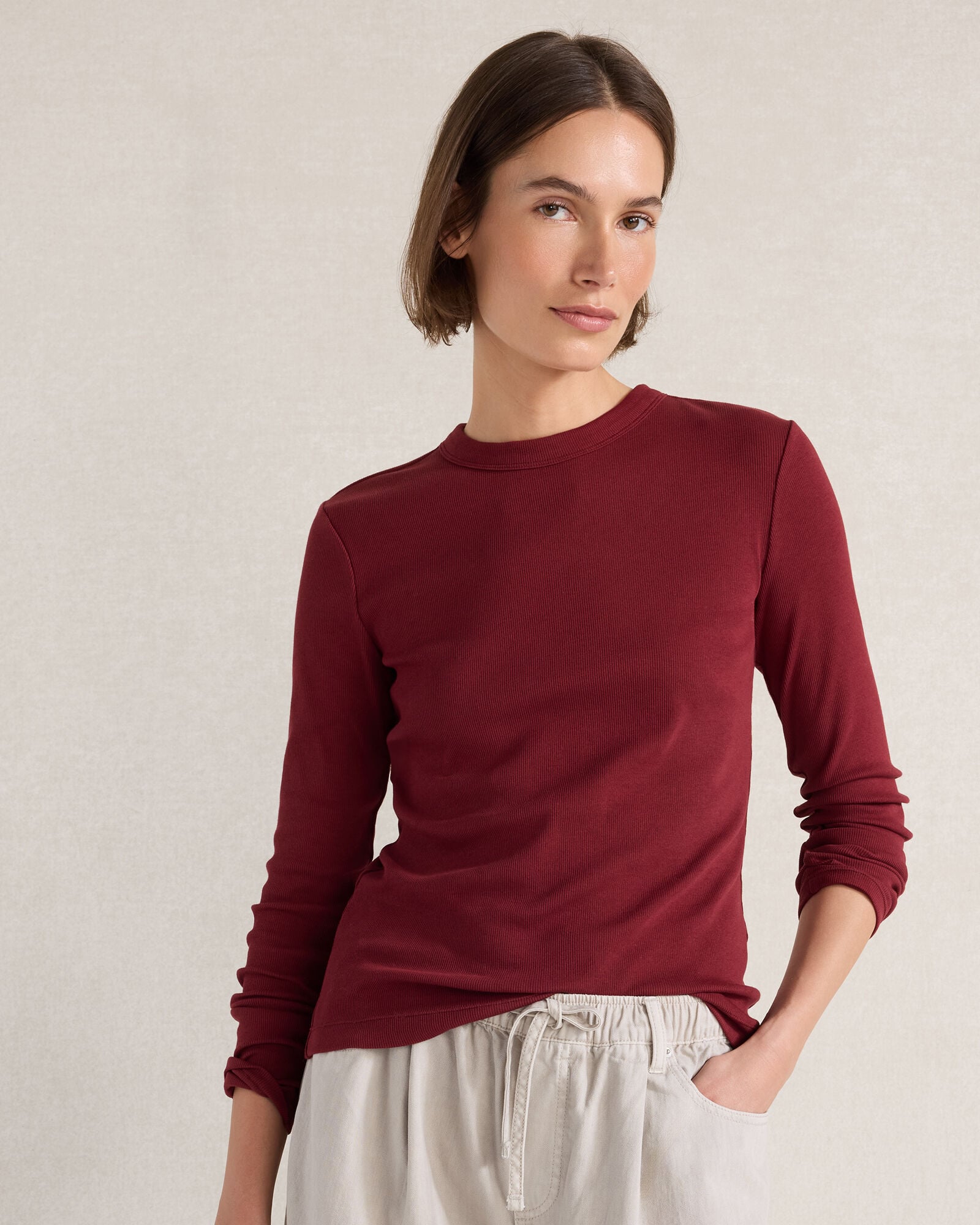 Organic Cotton Long Sleeve Tee
