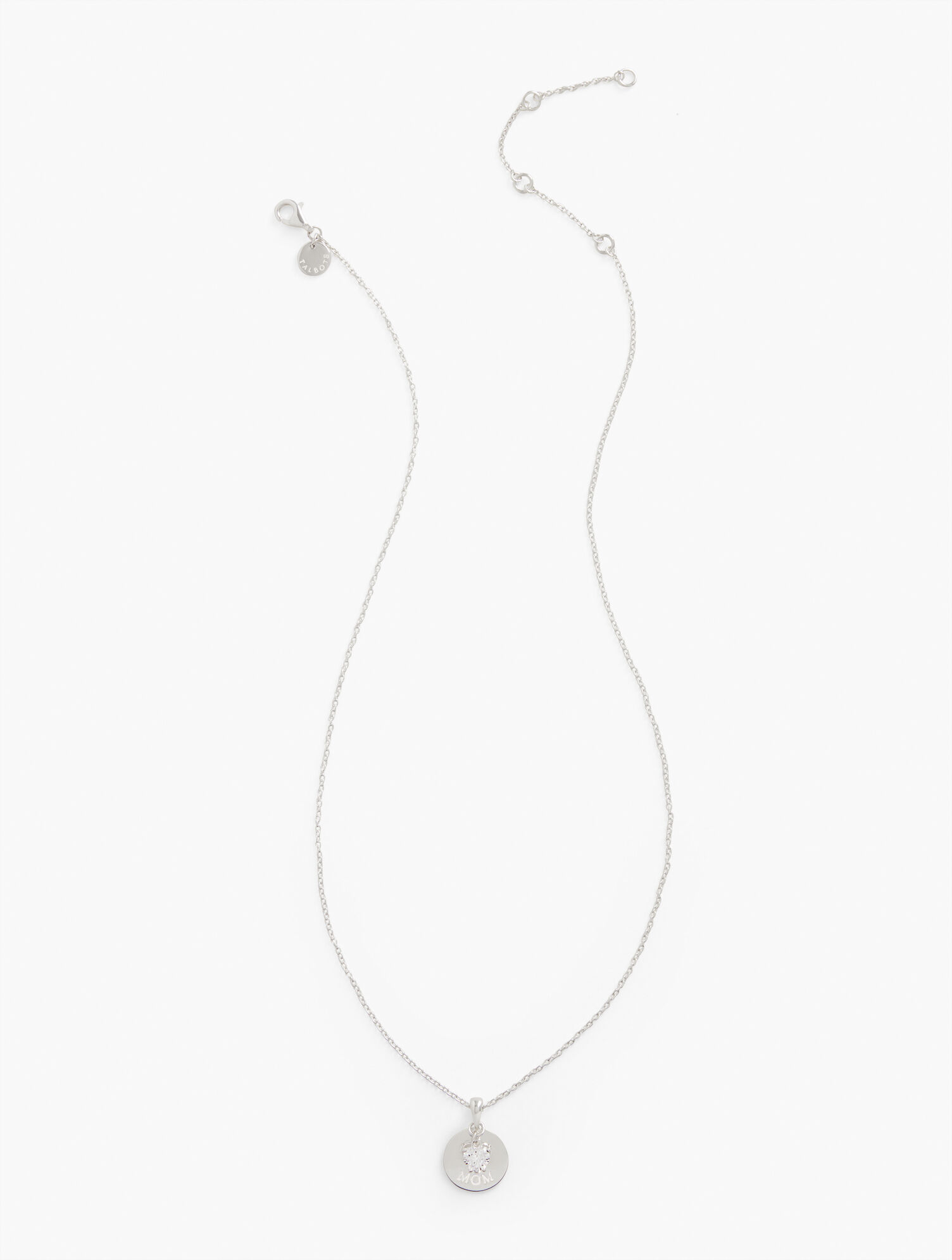 Sterling Silver Mother's Day Pendant Necklace Talbots