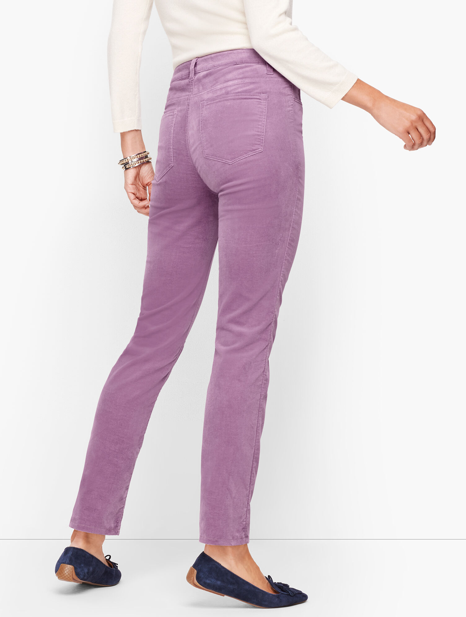 Velveteen Straight Leg Pants