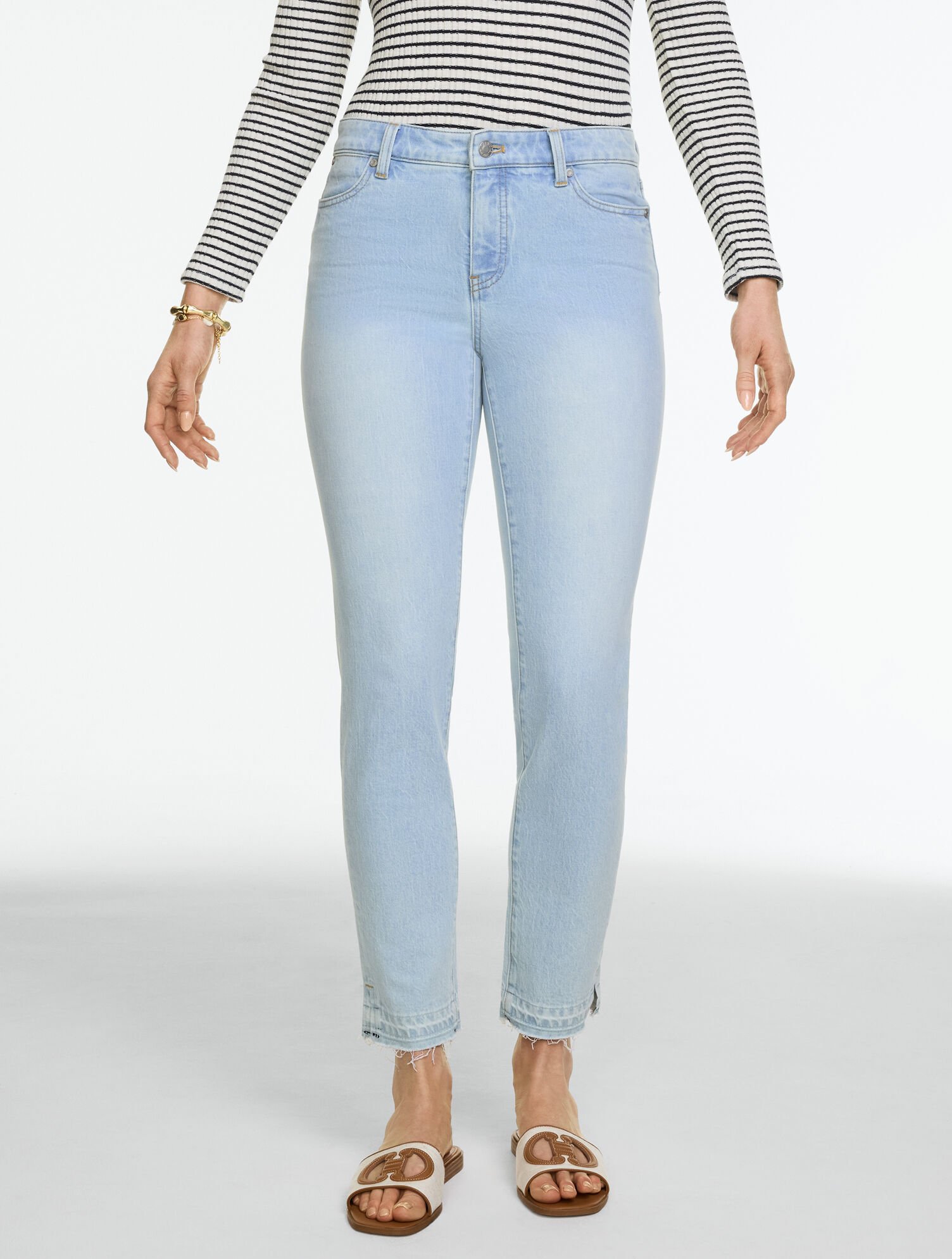 Slim Ankle Drop Hem Jeans - Somerset Wash - Curvy Fit