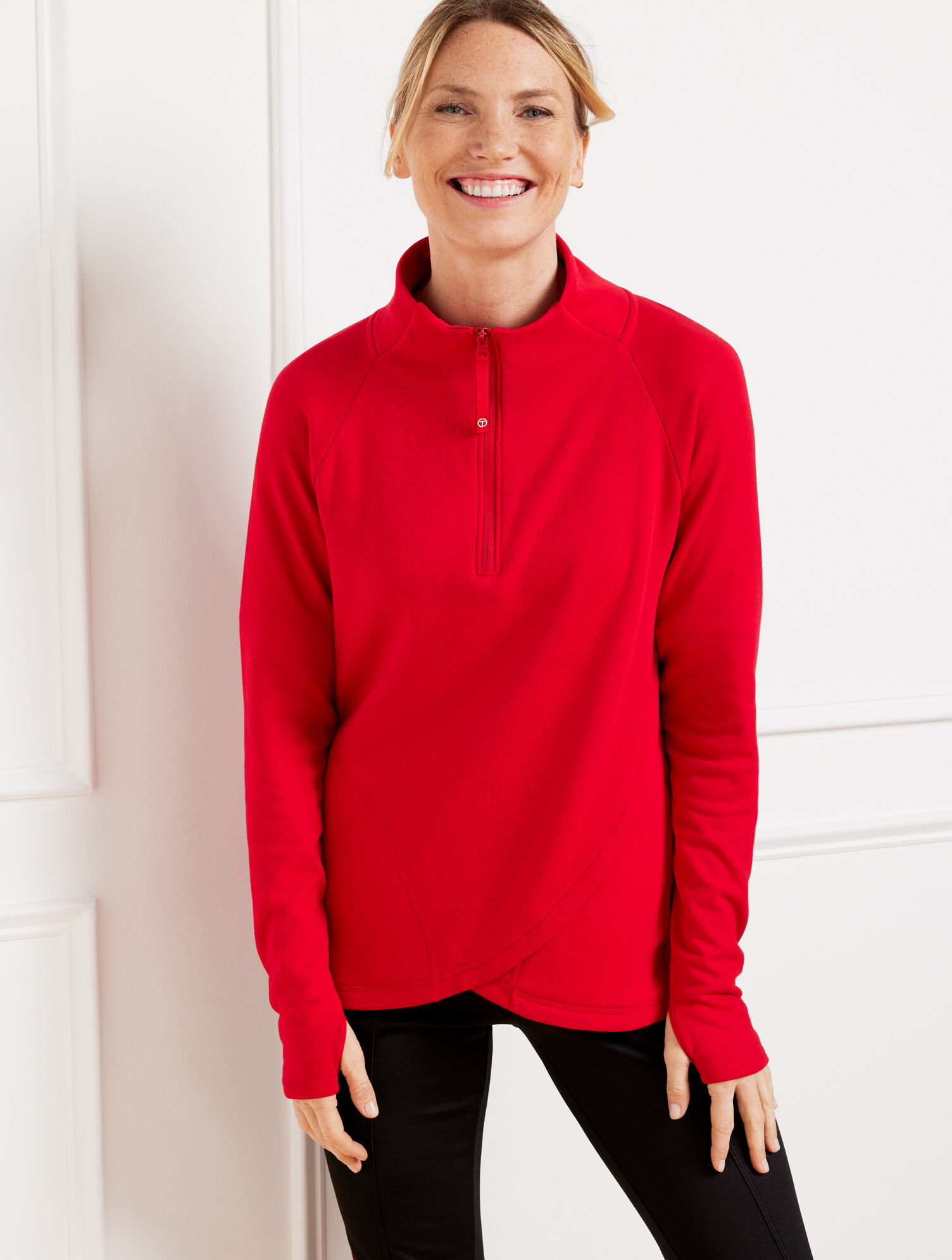 Cozy Cloud Half-Zip Pullover | Talbots