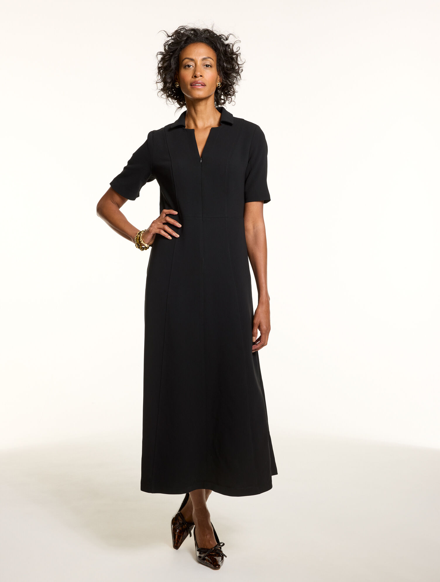 Easy Travel Collared Dress