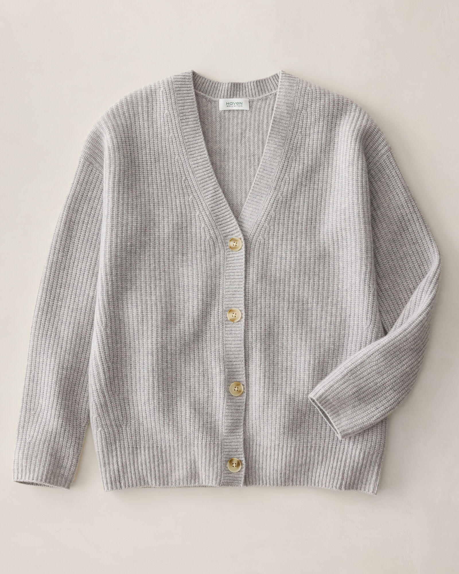 Cashmere Shaker Stitch Cardigan - image 3