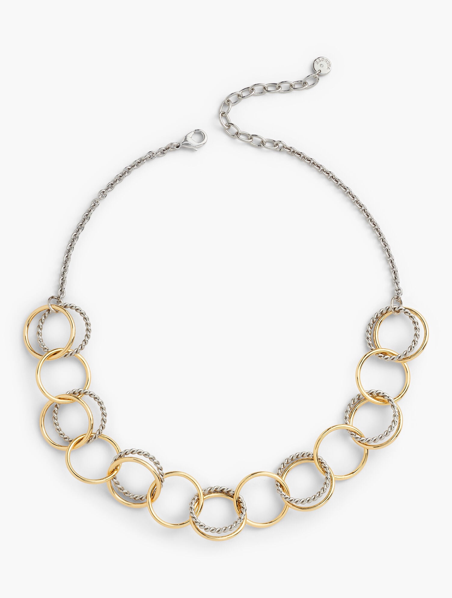 Two Toned Link Necklace main image 0