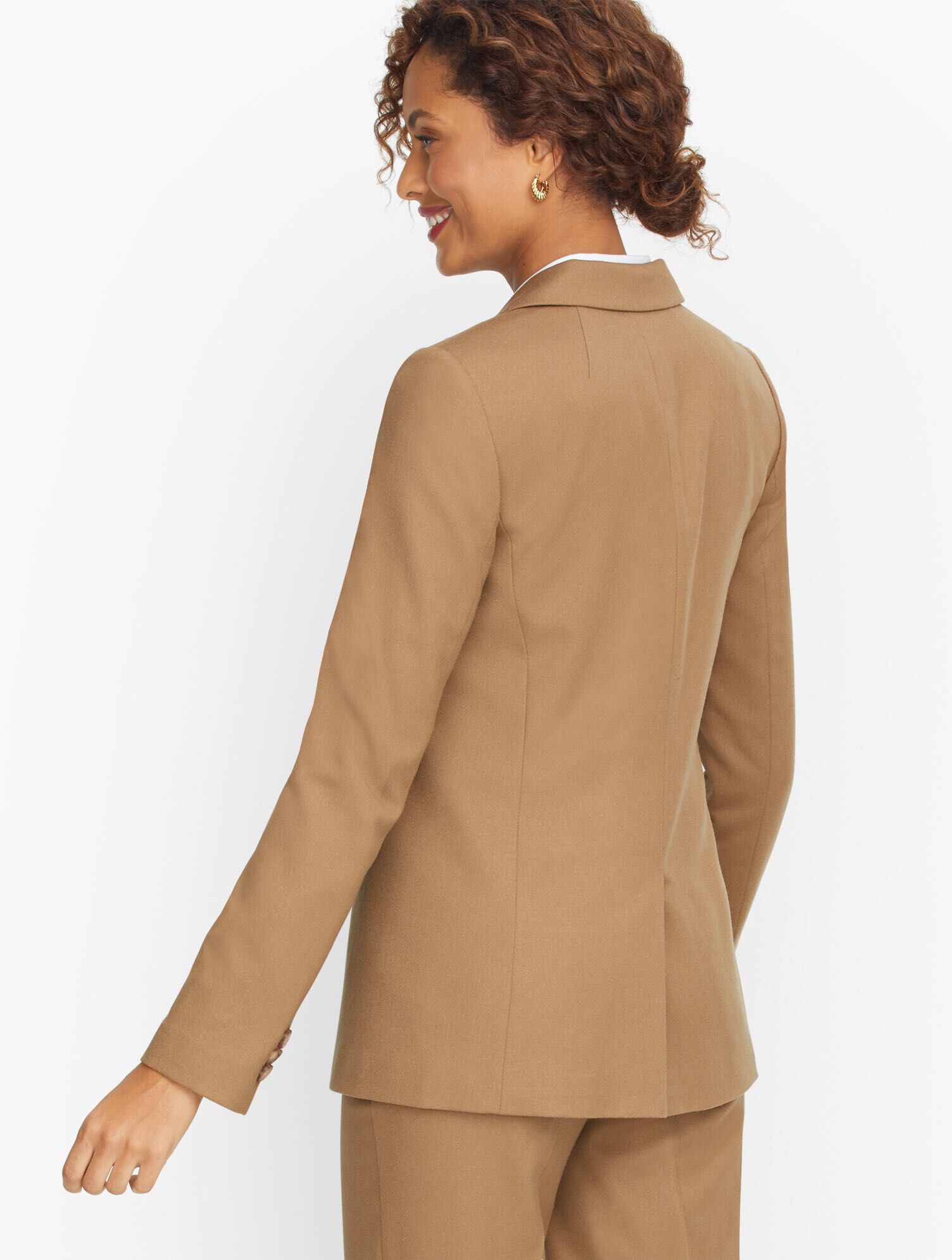 Luxe Italian Flannel Blazer | Talbots