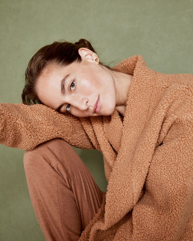 Sherpa Open Front Cardigan